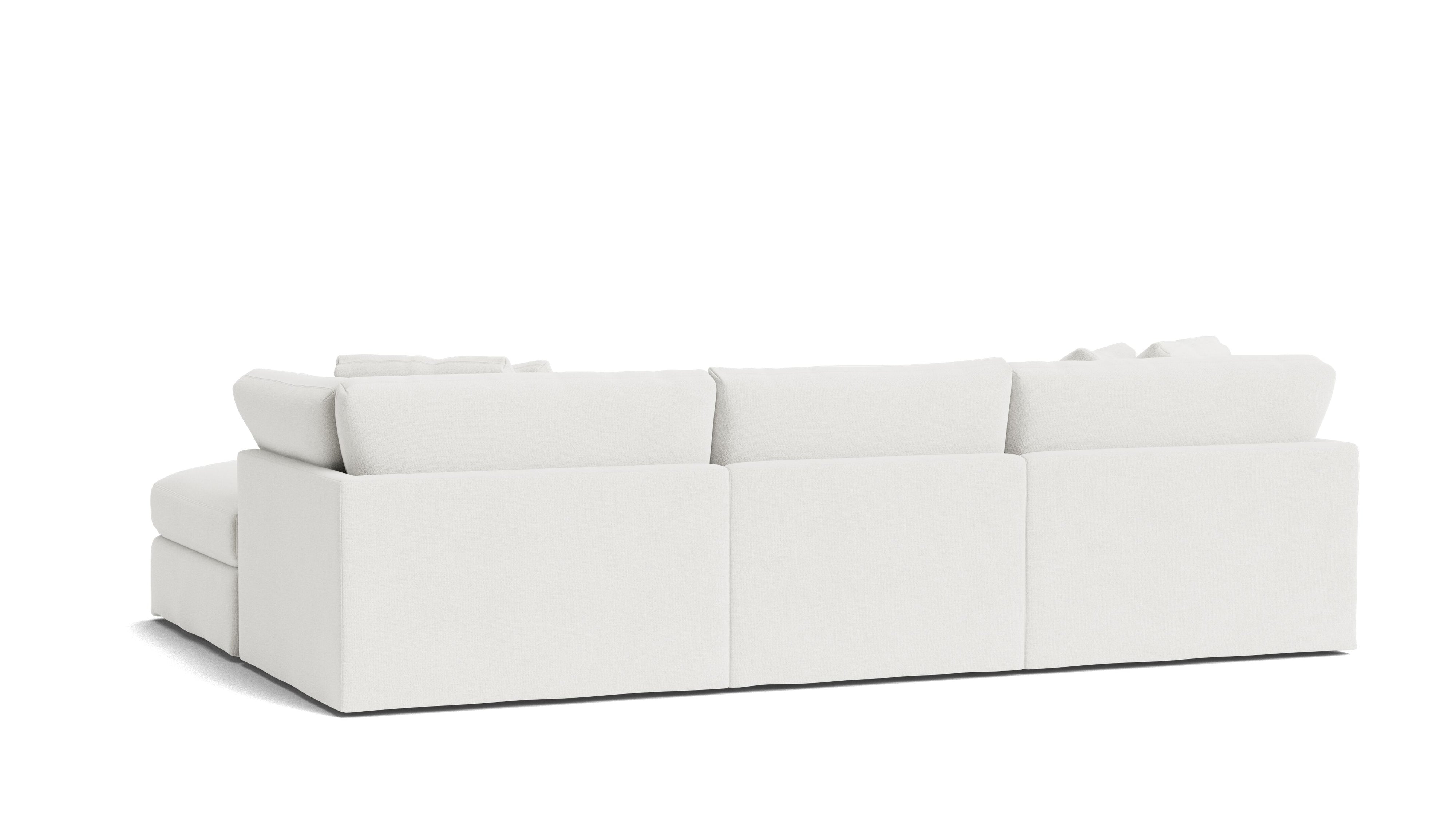 Get Together™ 4 - Piece Modular Sectional, Large, Sea Salt - Sundays CompanySEC-YJ-032-002