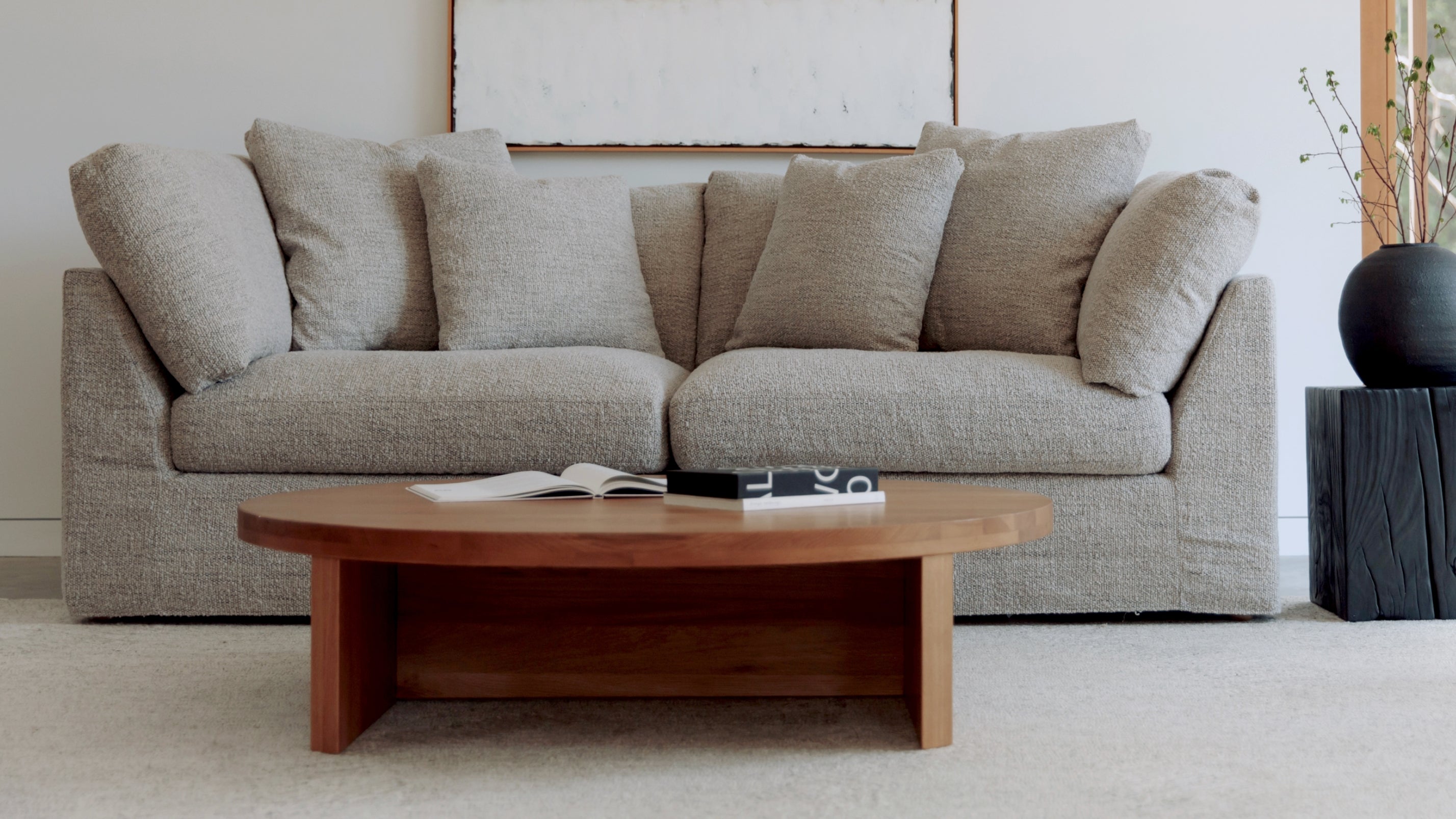 Get Together™ 2-Piece Modular Sofa, Large, Oatmeal - Image 2