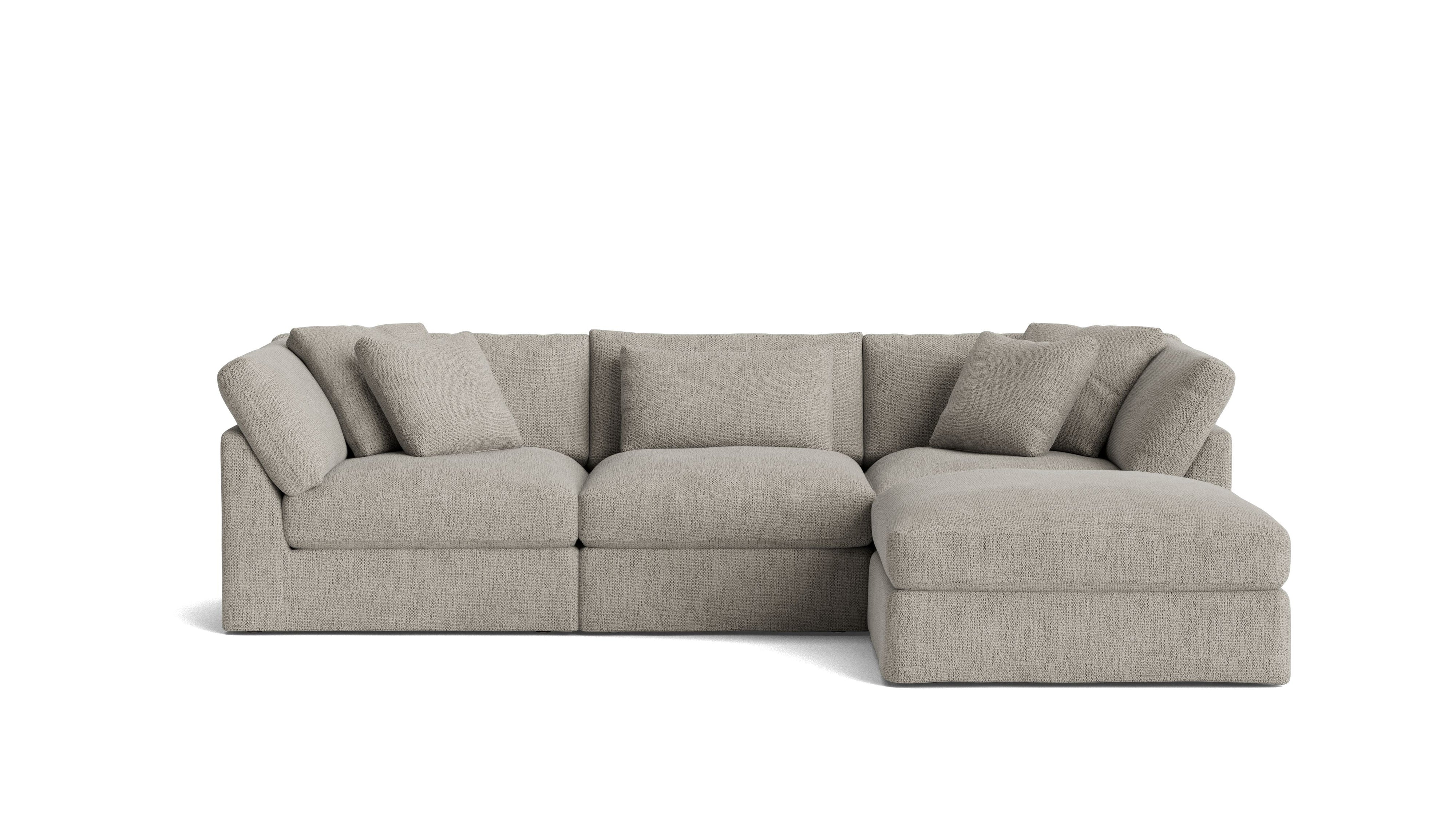 Get Together™ 4-Piece Modular Sectional, Large, Oatmeal