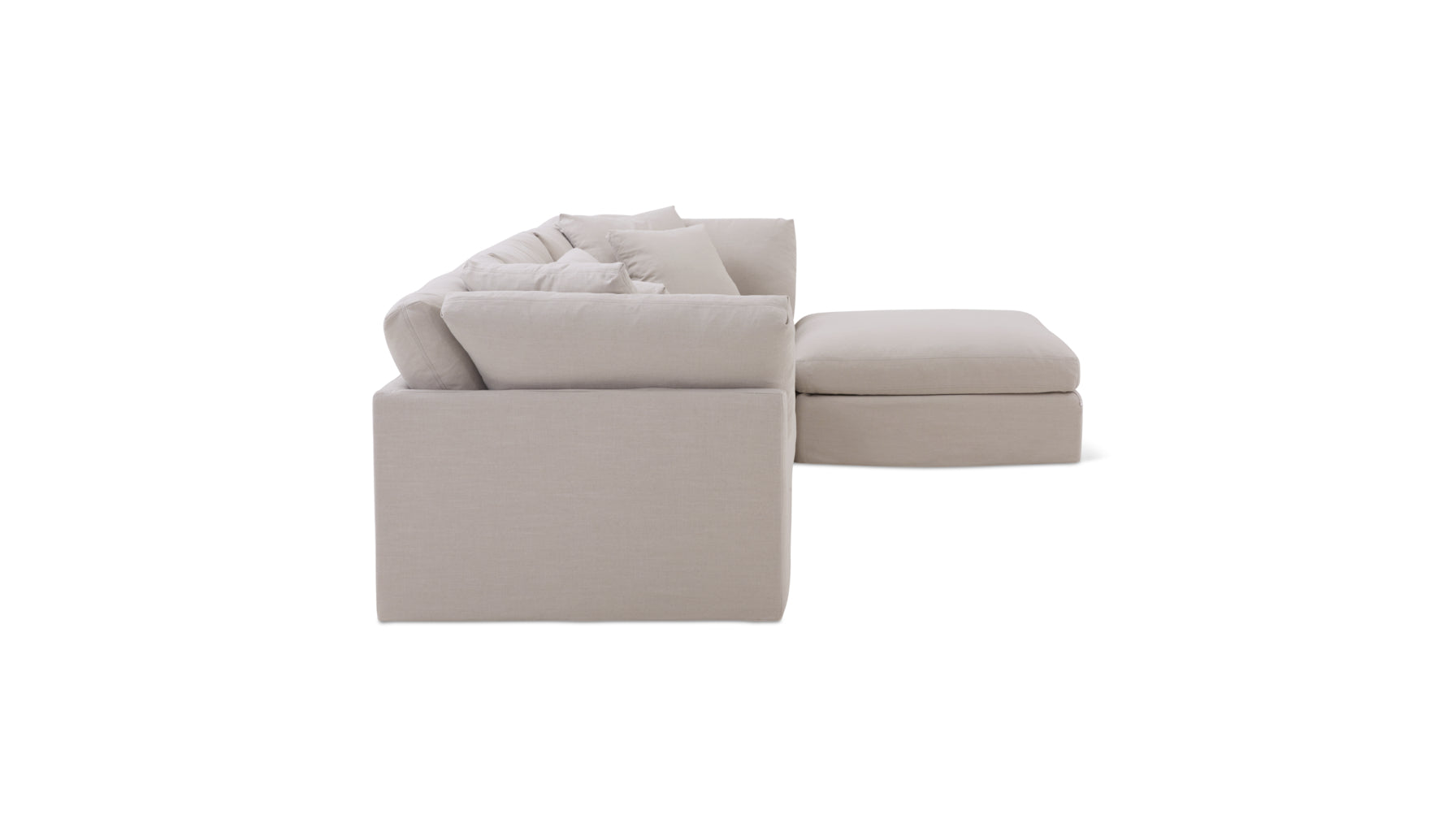 Get Together™ 4-Piece Modular Sectional, Large, Clay - Image 7