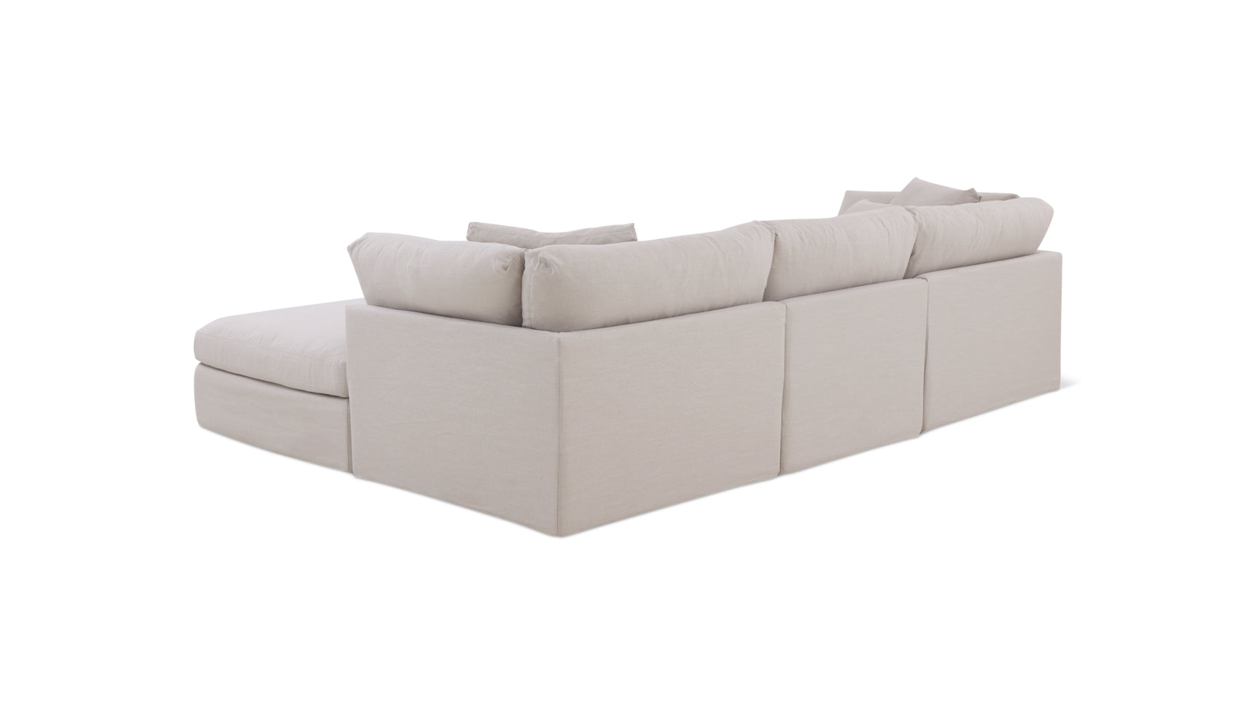 Get Together™ 4-Piece Modular Sectional, Large, Clay - Image 9