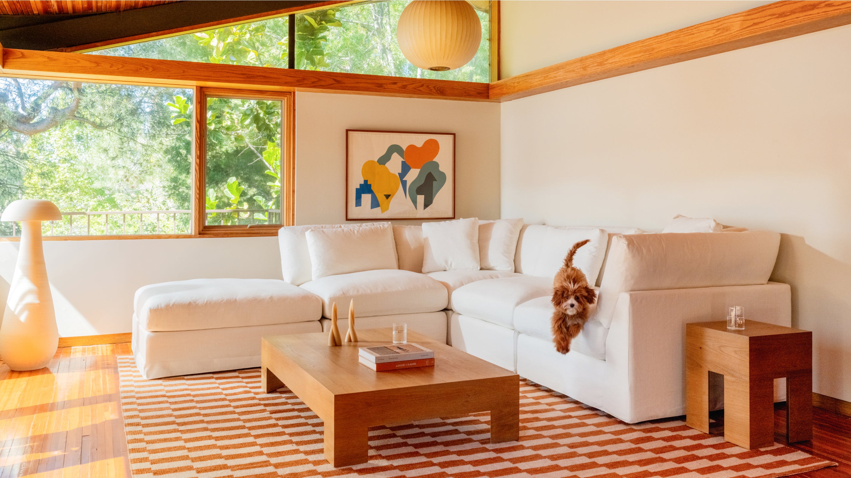 Get Together™ 4-Piece Modular Sectional, Large, Cream Linen