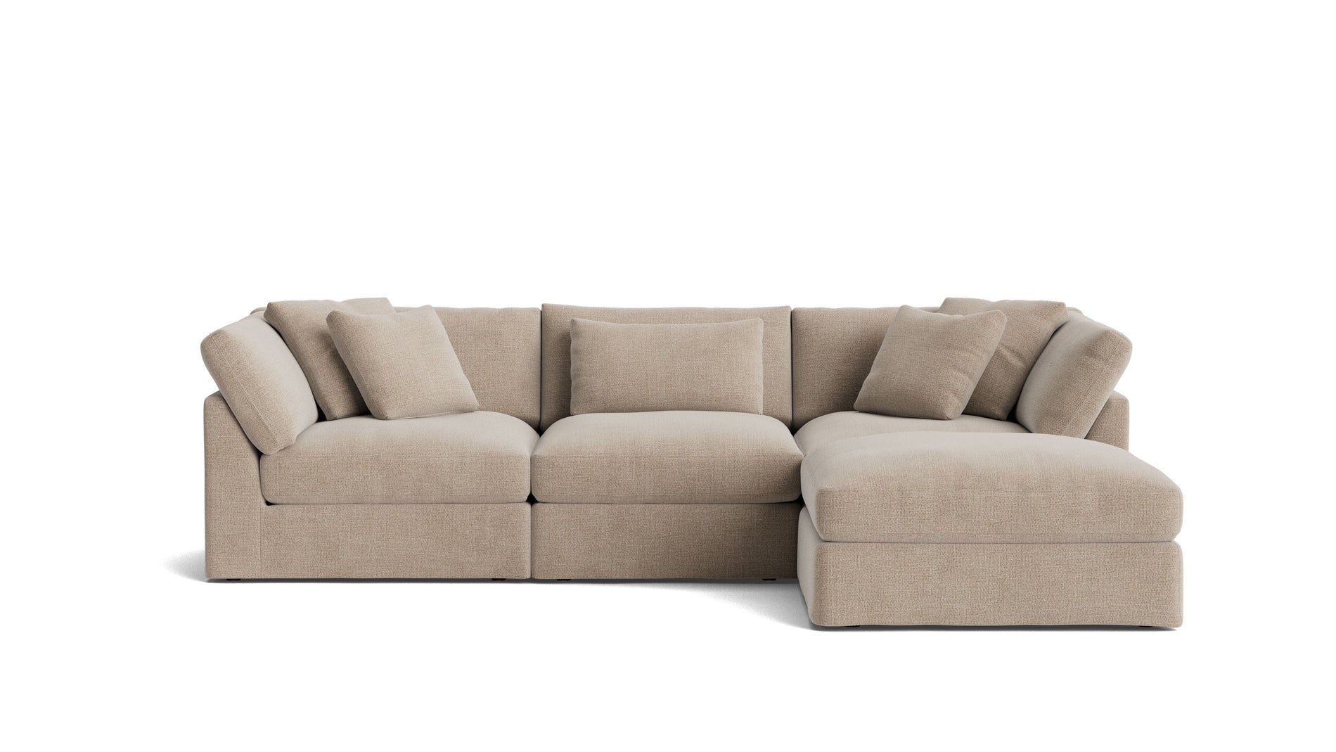 Get Together™ 4-Piece Modular Sectional, Large, Champagne_image
