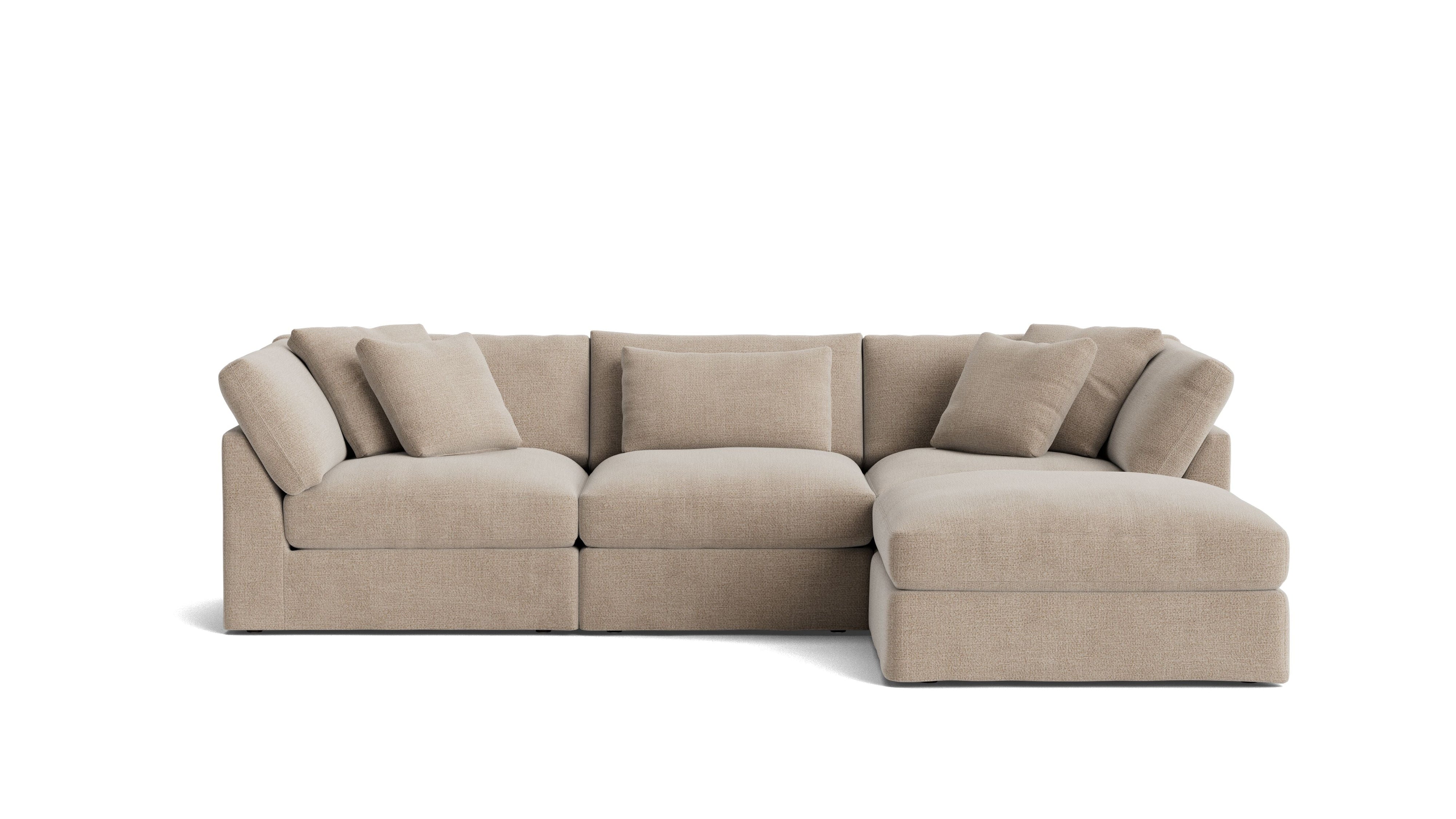 Get Together™ 4-Piece Modular Sectional, Large, Champagne