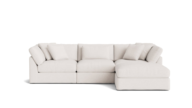 Get Together™ 4-Piece Modular Sectional, Large, Nomad Snow