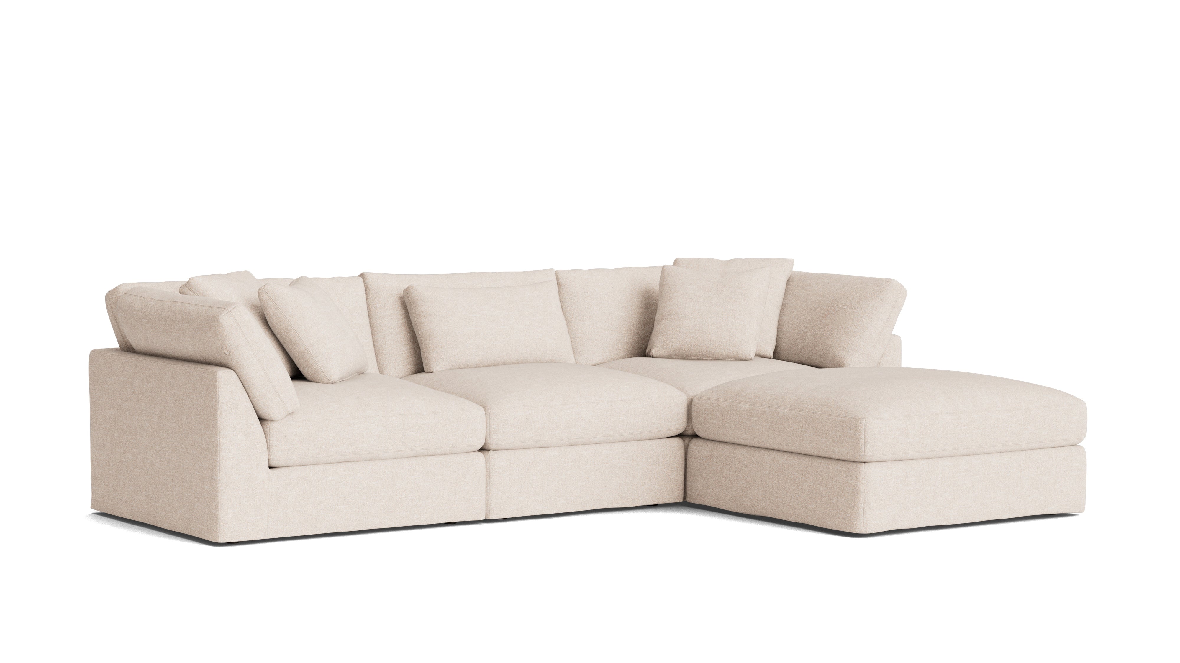 Get Together™ 4-Piece Modular Sectional, Large, Sunbeam