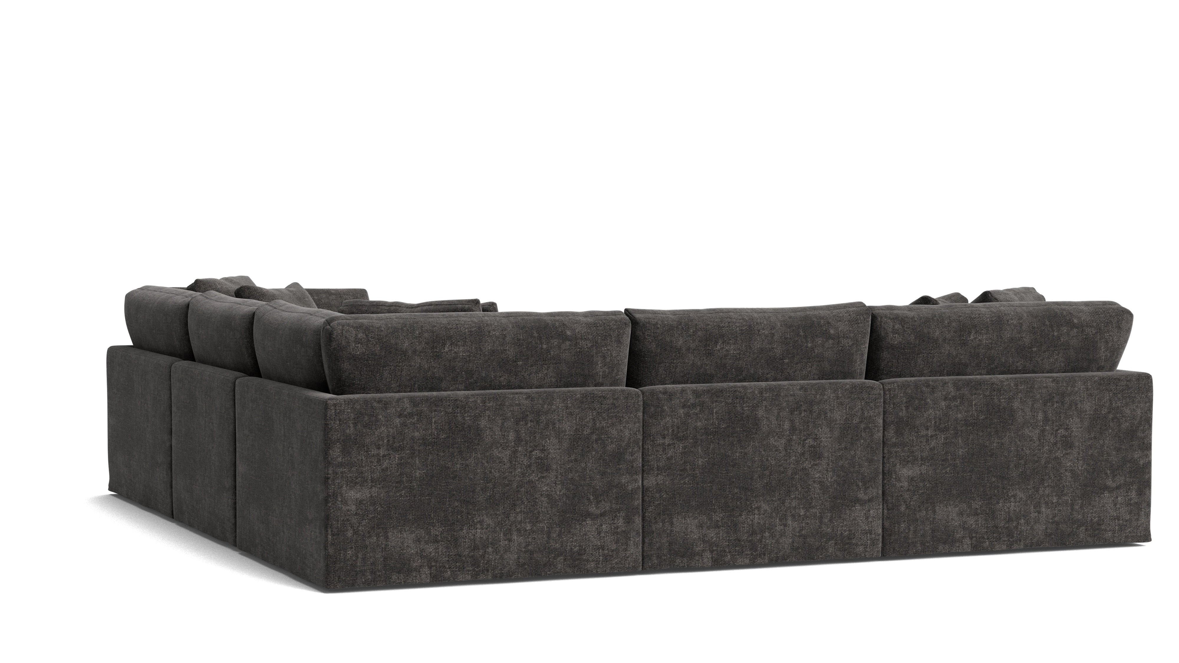 Get Together™ 5-Piece Modular Sectional Closed, Large, Truffle
