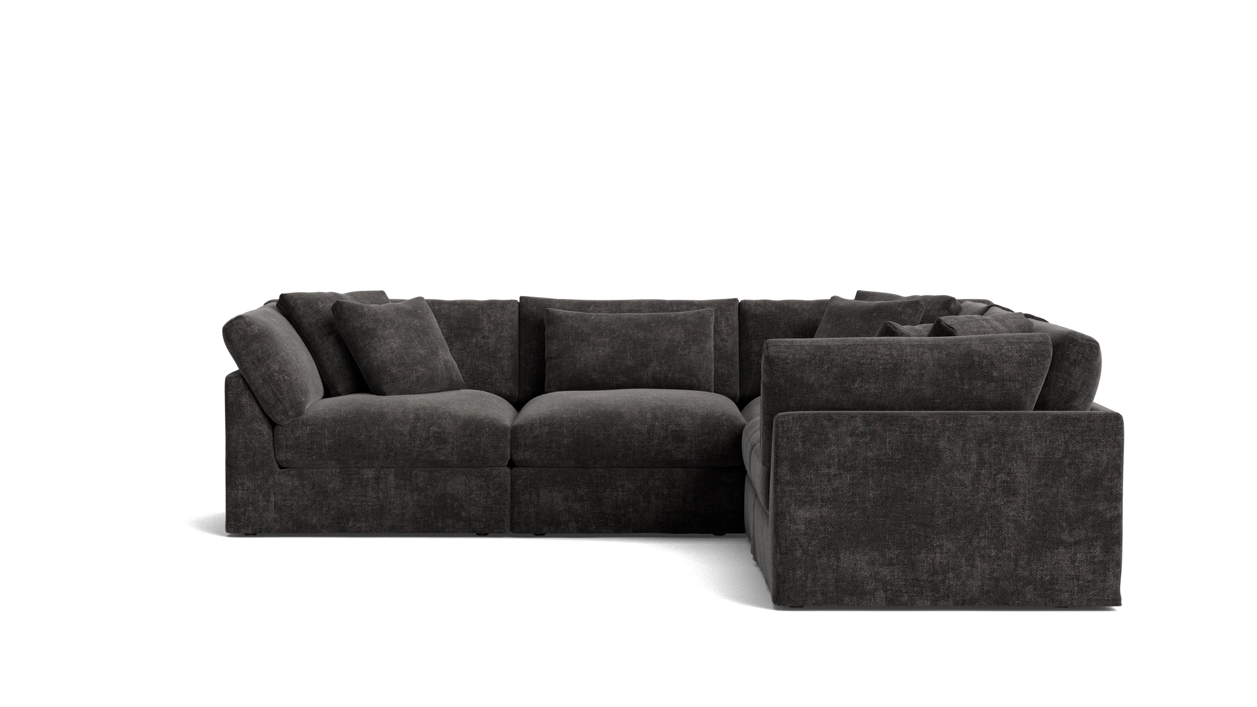 Get Together™ 5-Piece Modular Sectional Closed, Large, Truffle