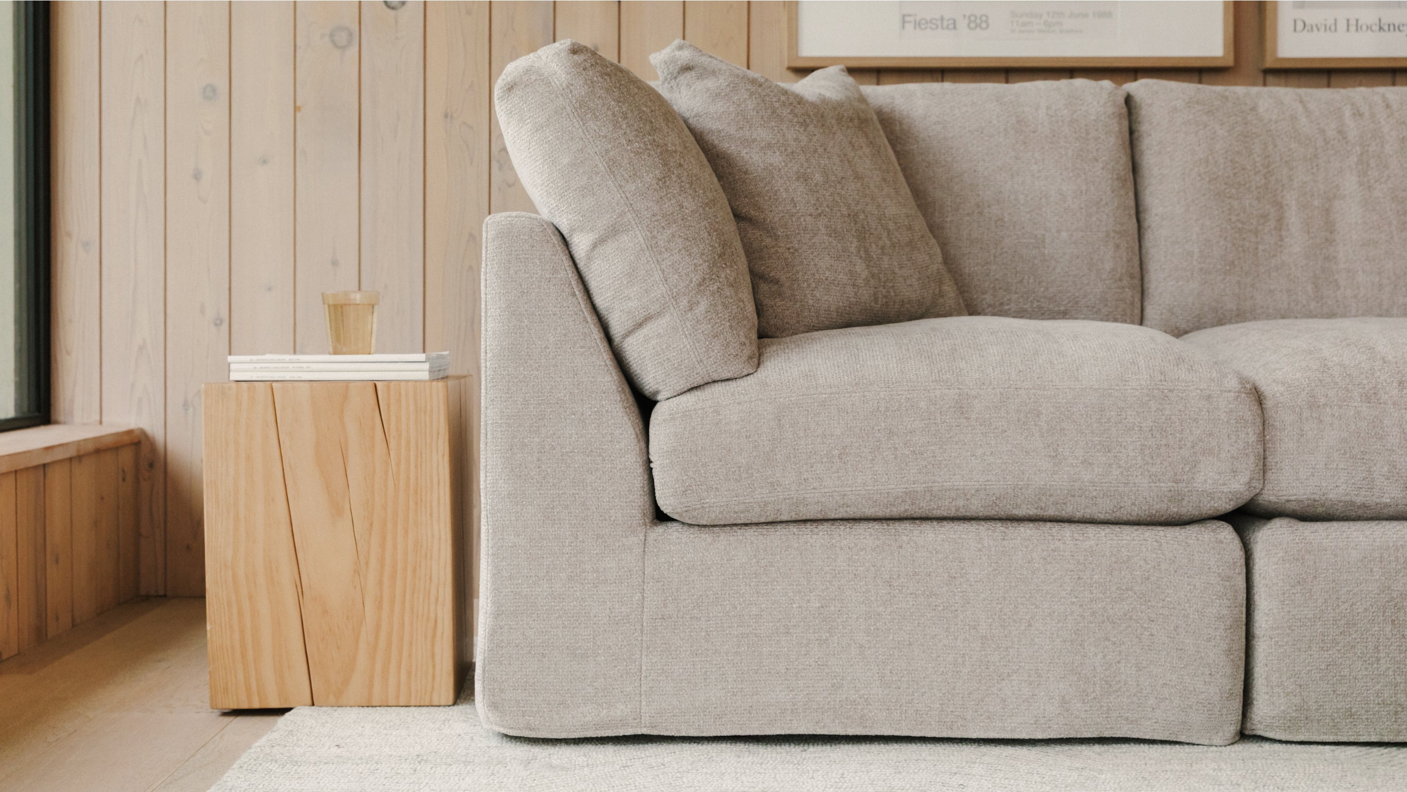 Get Together™ 5-Piece Modular Sectional Closed, Large, Champagne