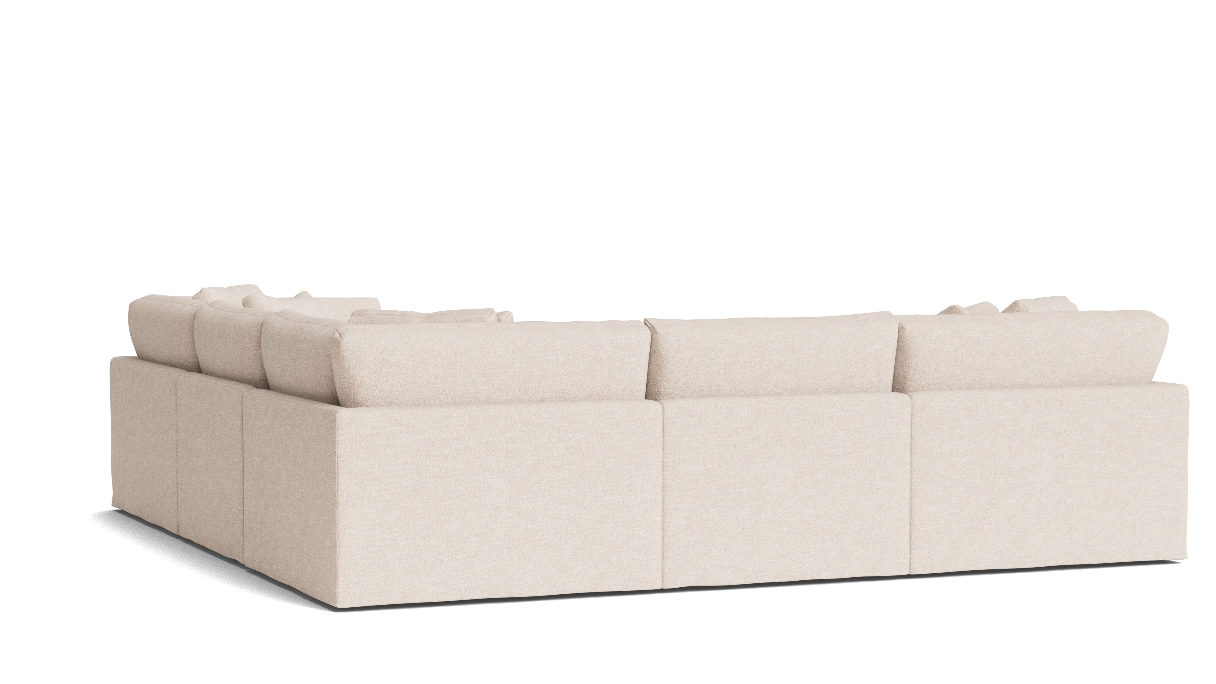 Get Together™ 5-Piece Modular Sectional Closed, Large, Sunbeam