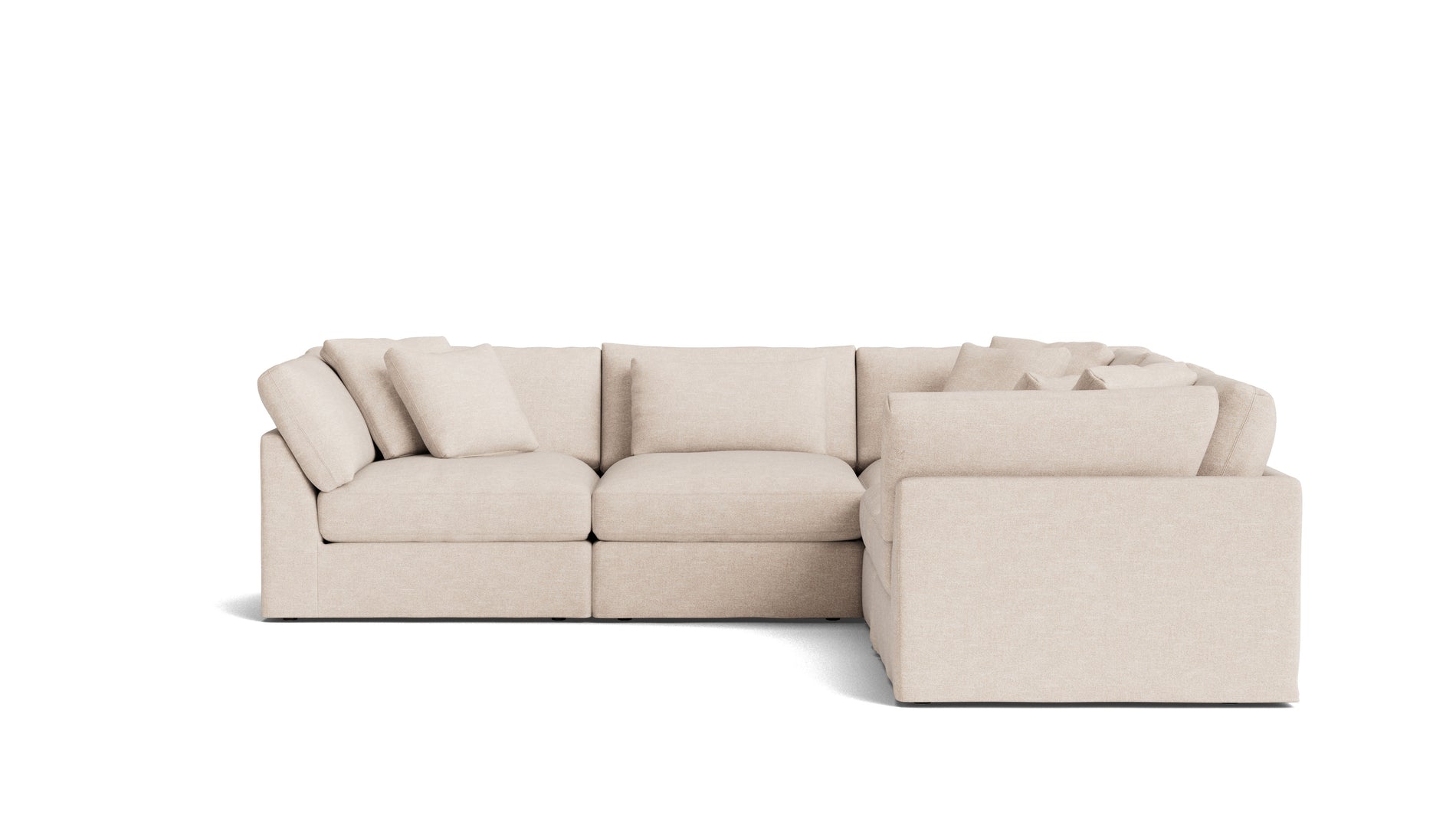 Get Together™ 5-Piece Modular Sectional Closed, Large, Sunbeam_image