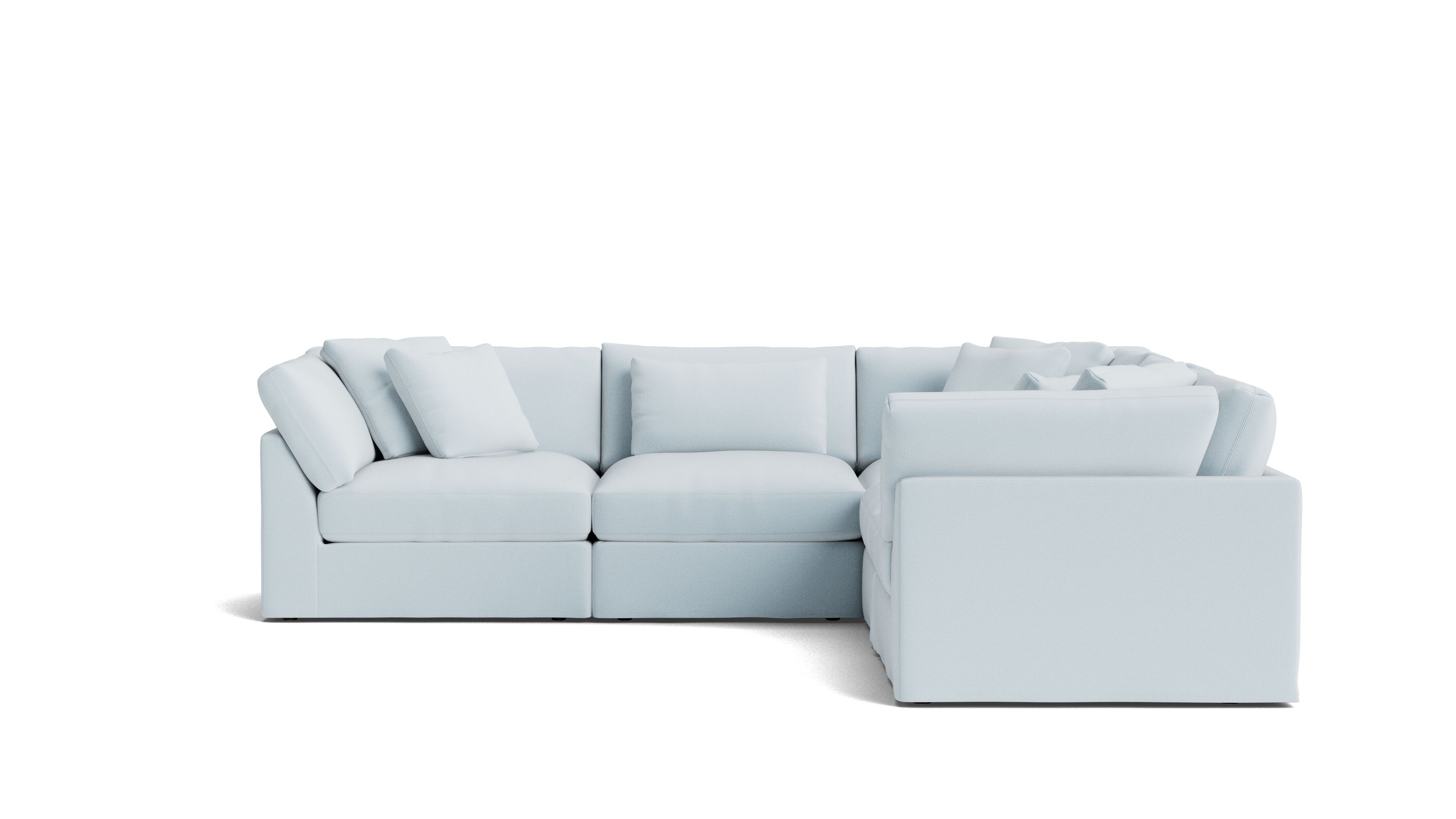 Get Together™ 5-Piece Modular Sectional Closed, Large, Cove