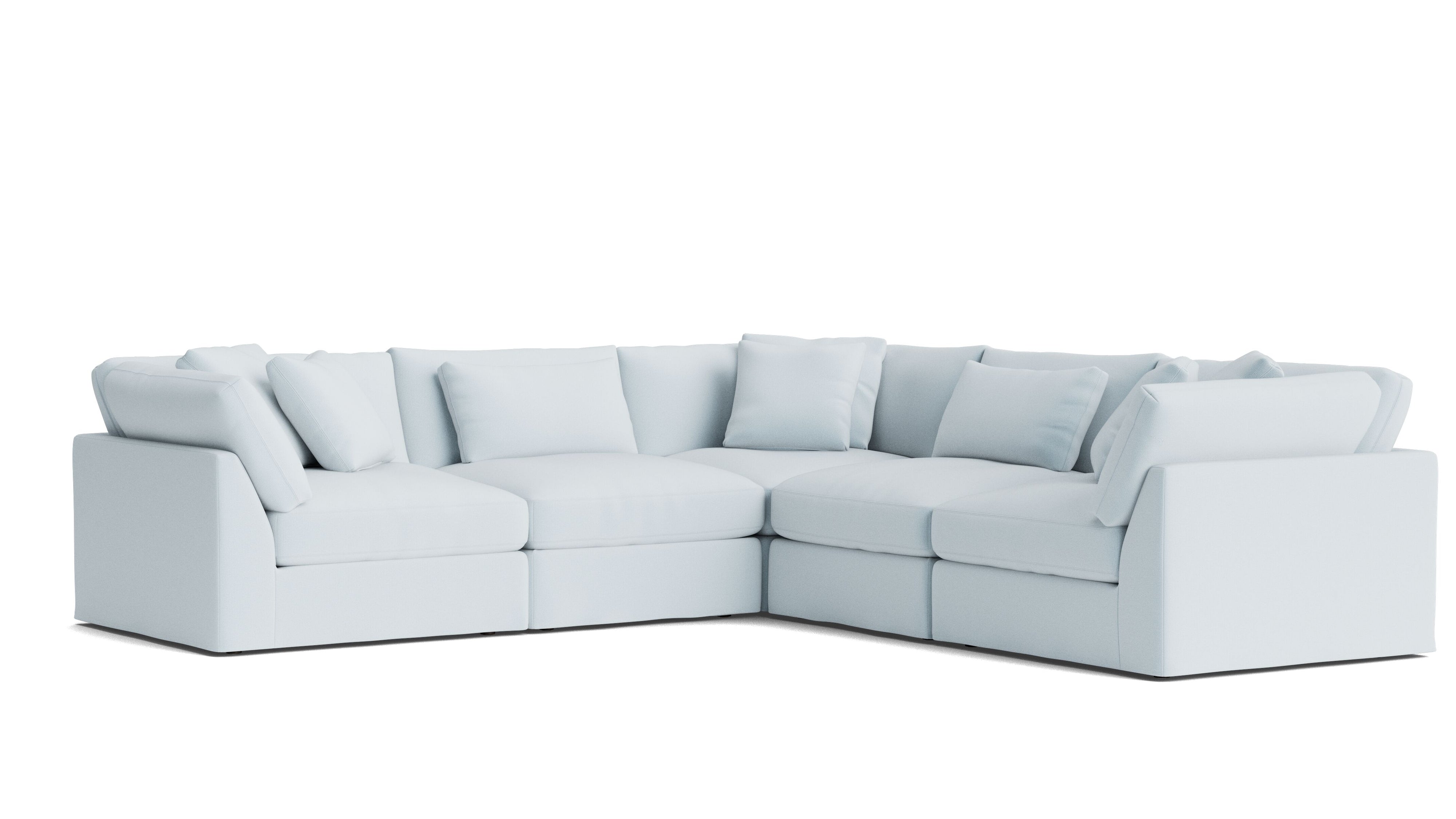 Get Together™ 5-Piece Modular Sectional Closed, Large, Cove