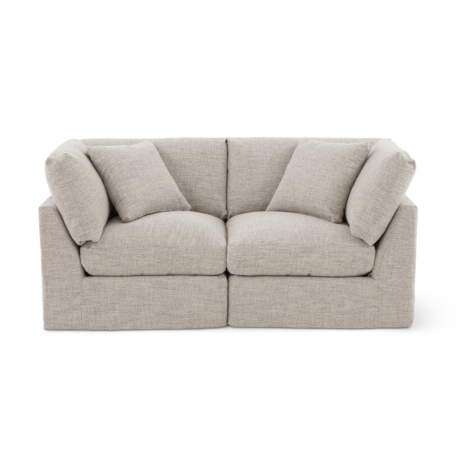 Get Together™ 2-Piece Modular Sofa, Large, Oatmeal - Image 11