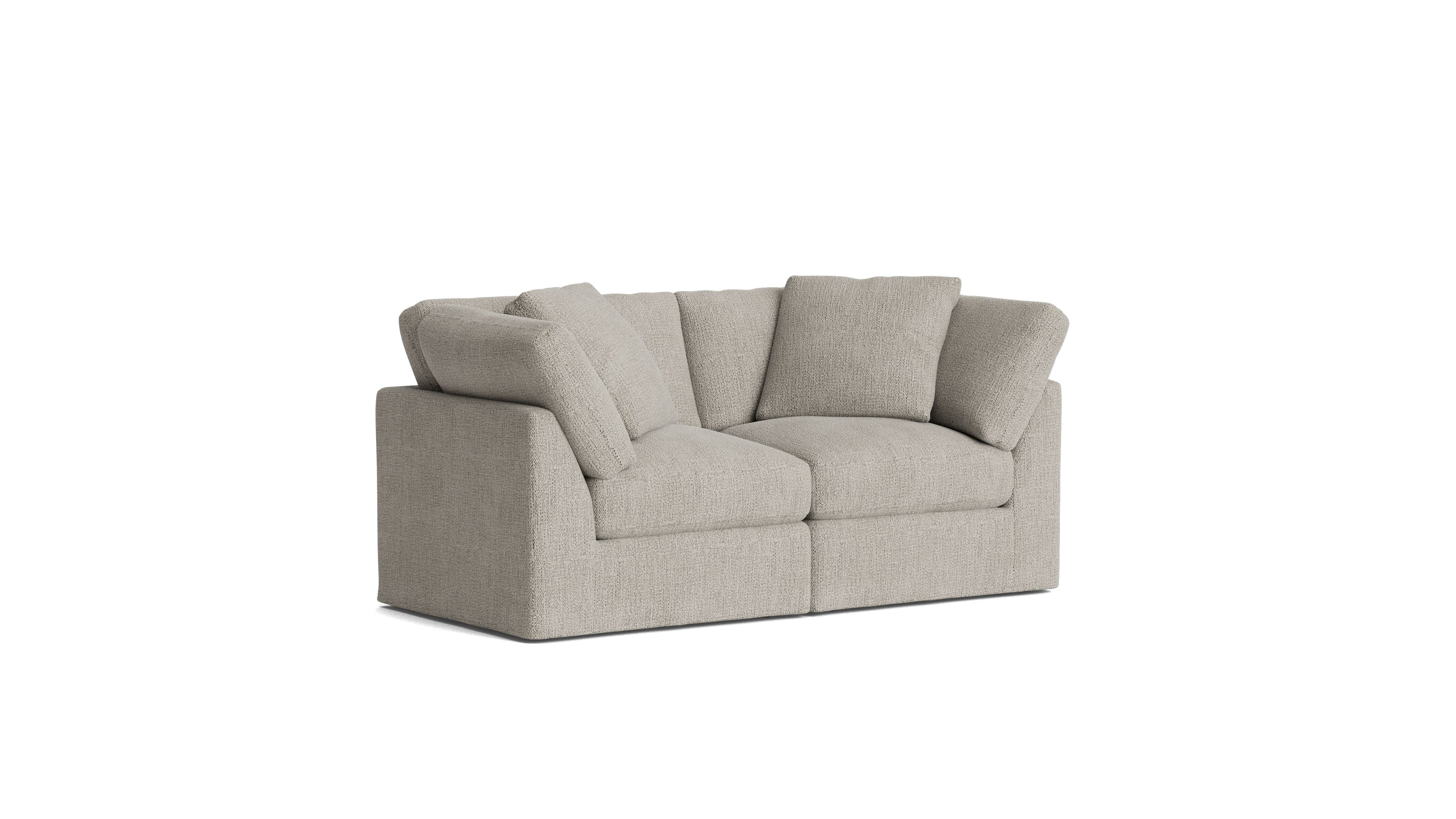 Get Together™ 2 - Piece Modular Sofa, Standard, Oatmeal - Sundays CompanySEC-YJ-034-007