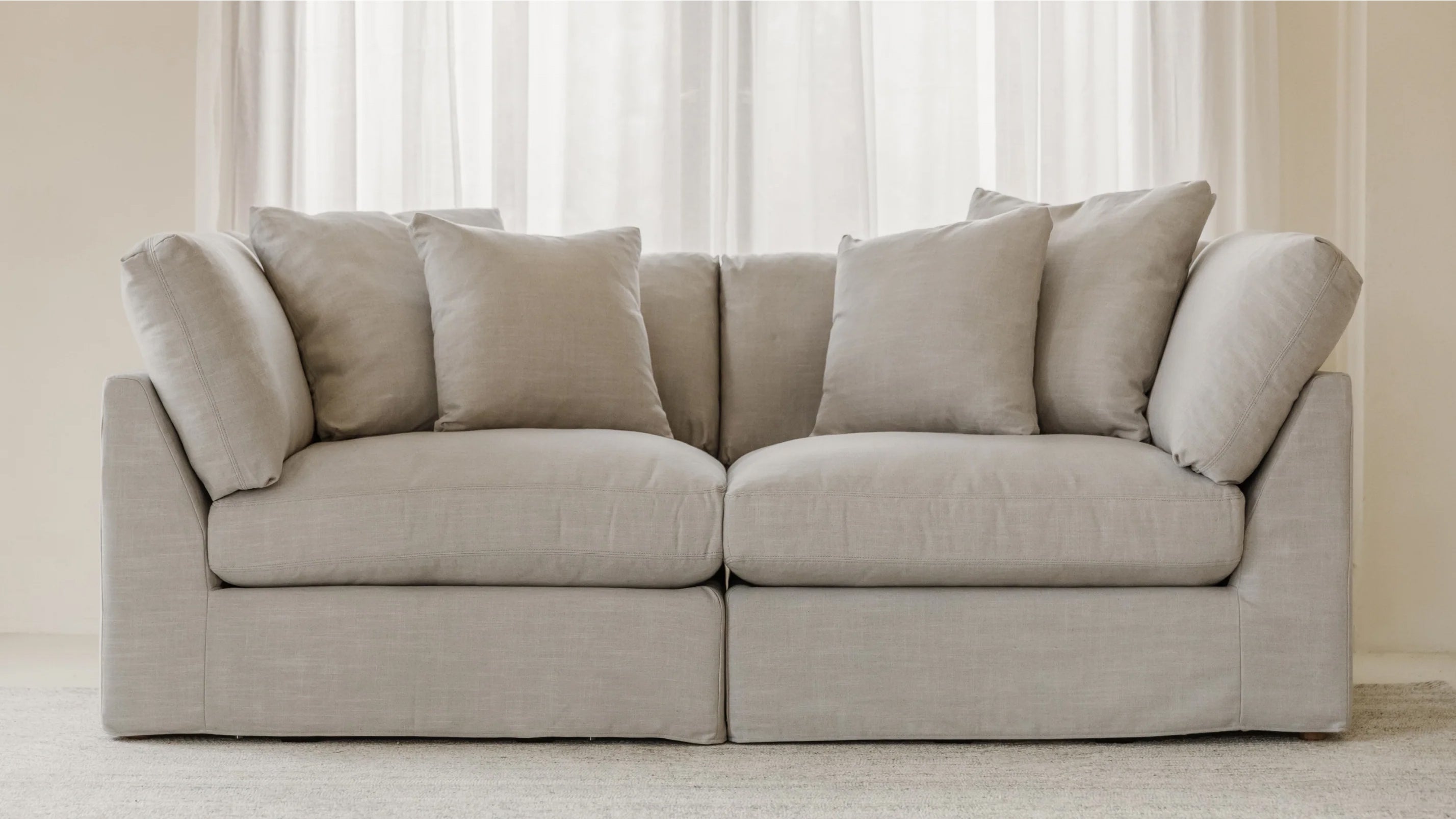 Get Together™ 2-Piece Modular Sofa, Standard, Clay