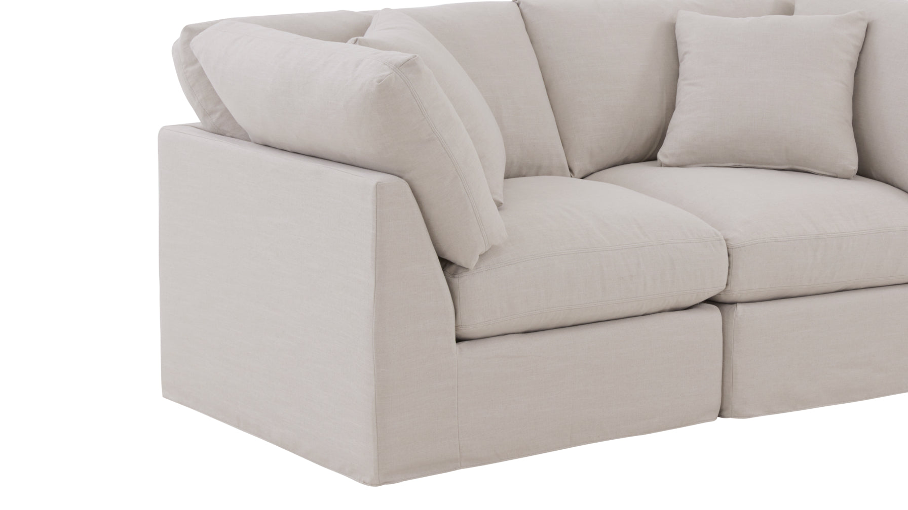 Get Together™ 2-Piece Modular Sofa, Standard, Clay - Image 8