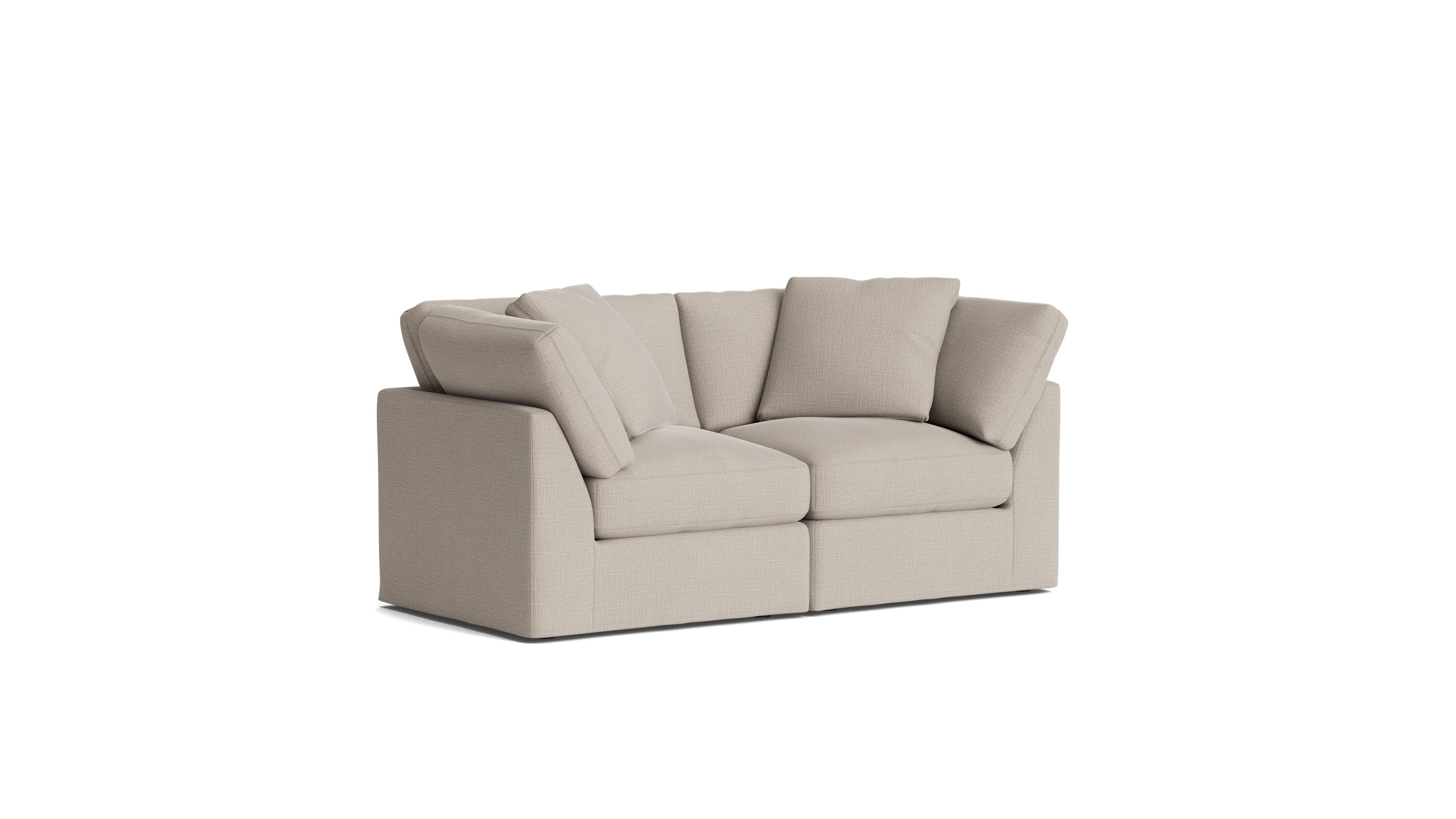 Get Together™ 2-Piece Modular Sofa, Standard, Light Pebble