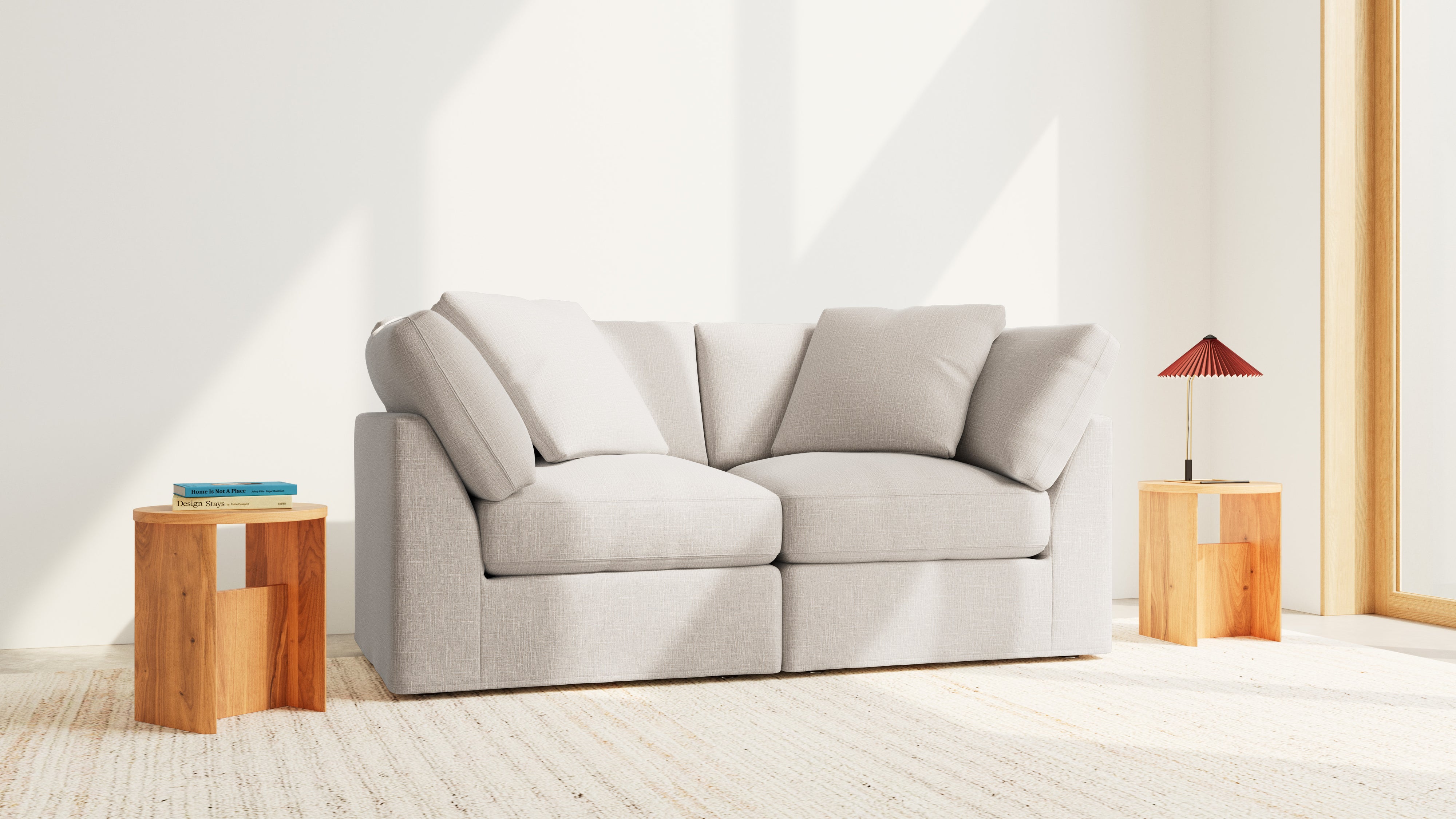 Get Together™ 2-Piece Modular Sofa, Standard, Light Pebble