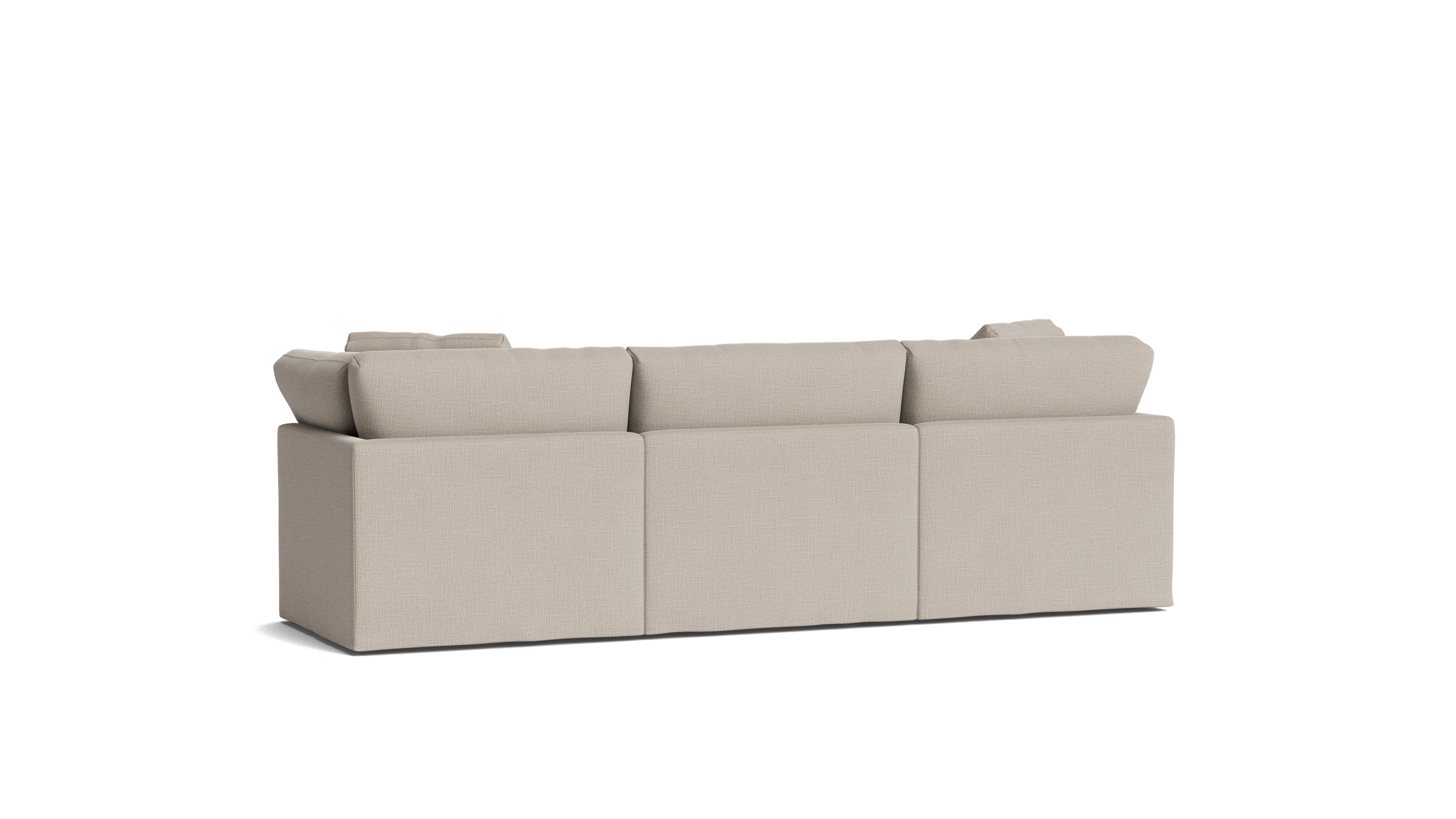 Get Together™ 3 - Piece Modular Sofa, Standard, Light Pebble - Sundays CompanySEC-YJ-035-029