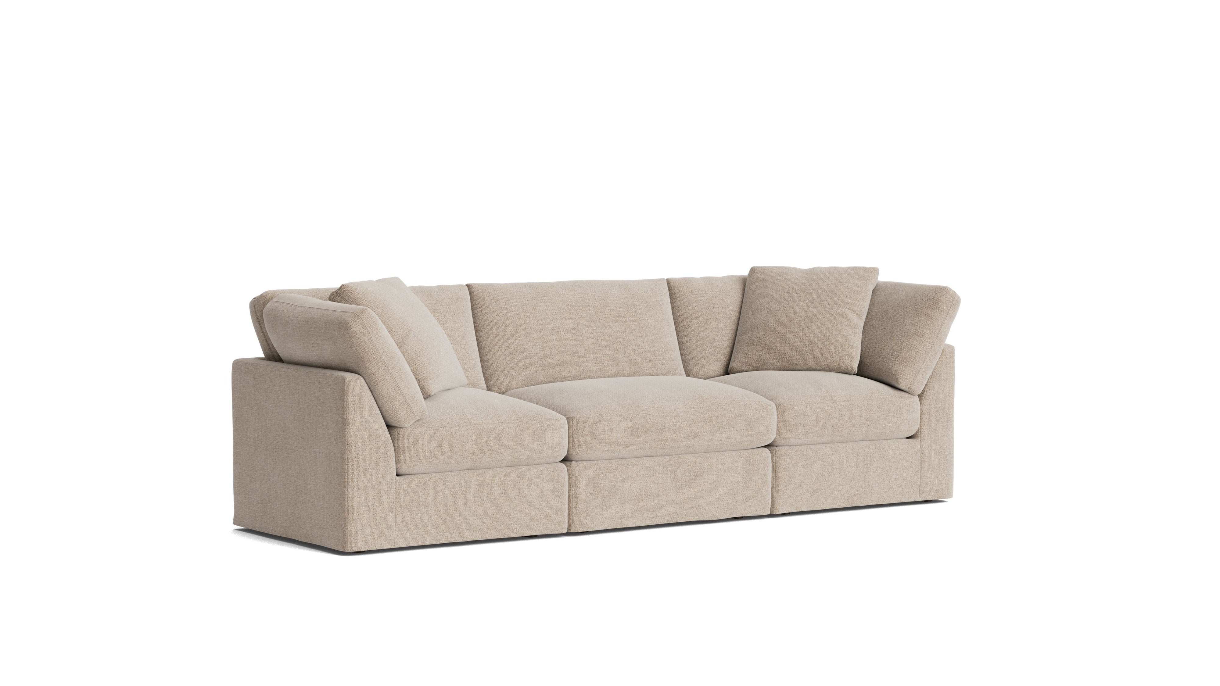 Get Together™ 3 - Piece Modular Sofa, Standard, Champagne - Sundays CompanySEC-YJ-035-041