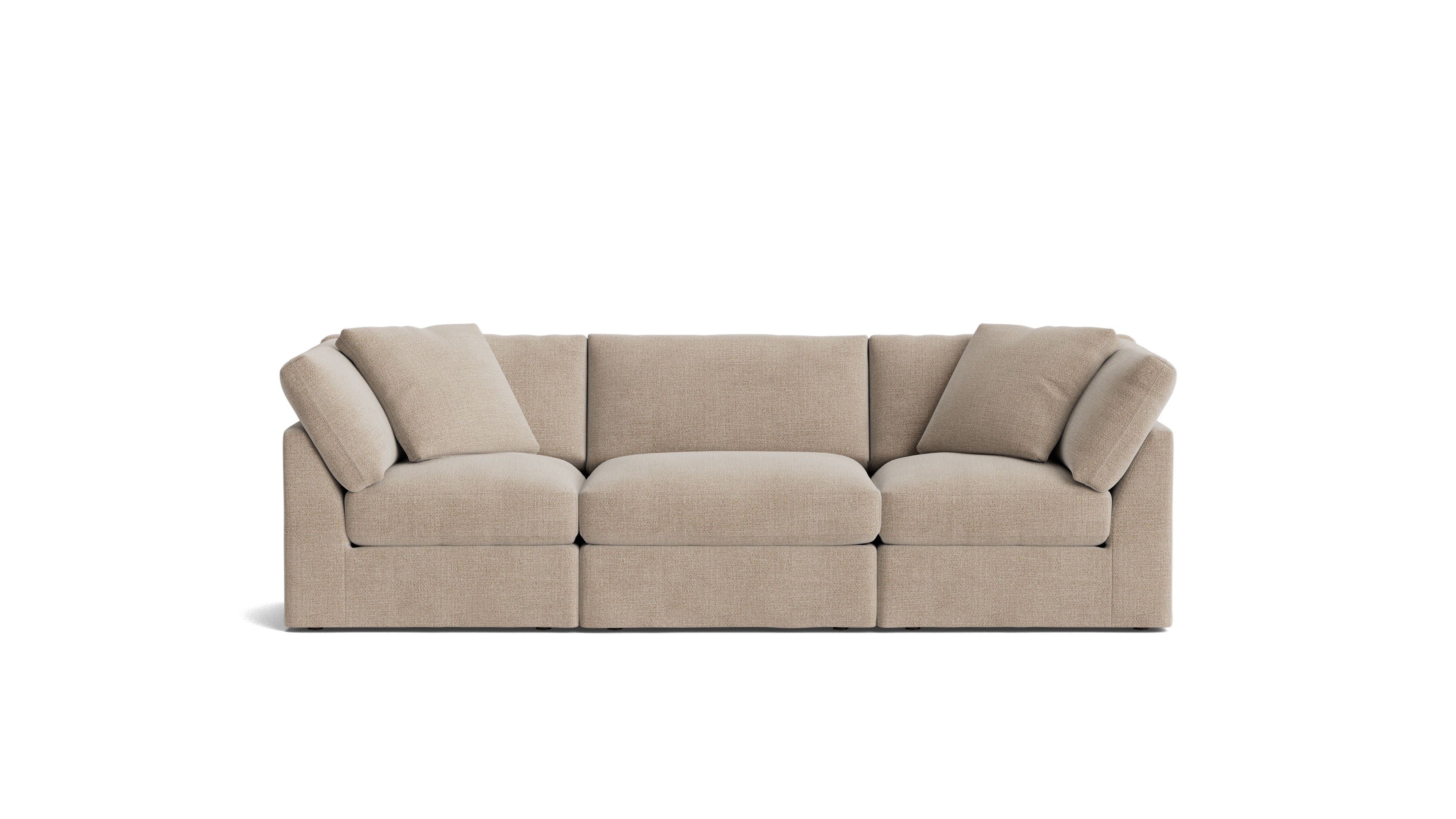 Get Together™ 3-Piece Modular Sofa, Standard, Champagne