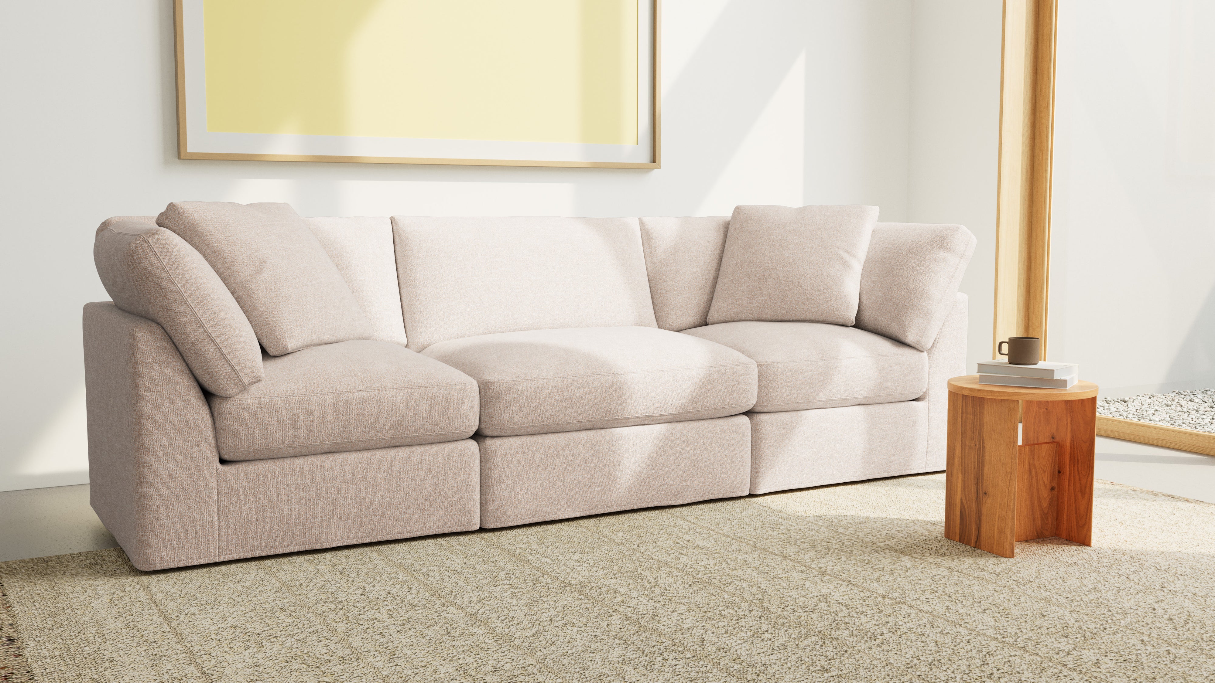 Get Together™ 3-Piece Modular Sofa, Standard, Sunbeam