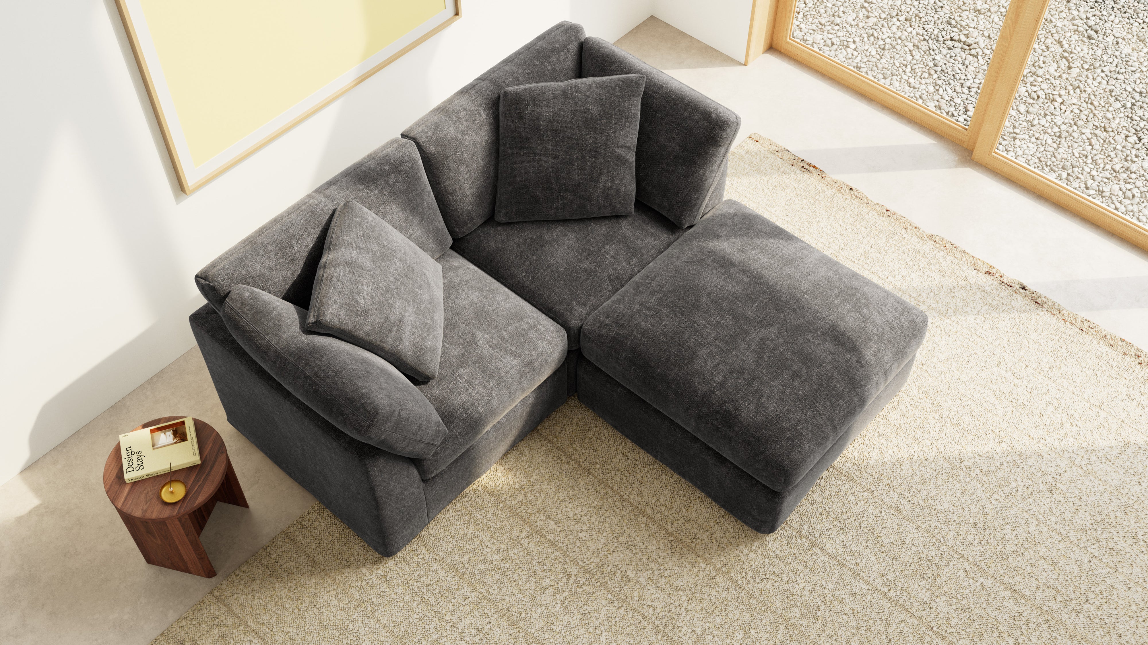 Get Together™ 3-Piece Modular Sectional, Standard, Truffle