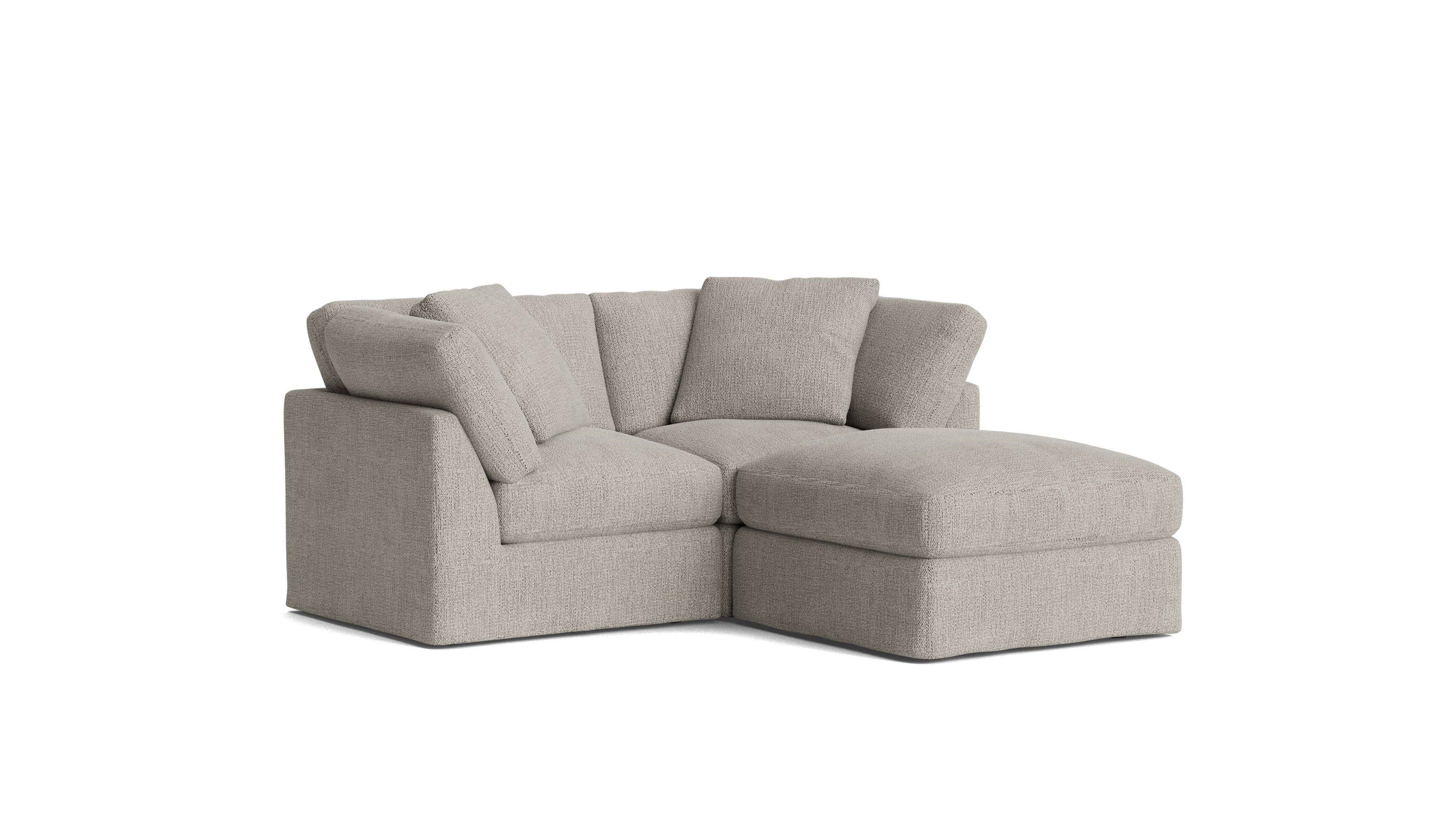 Get Together™ 3 - Piece Modular Sectional, Standard, Oatmeal - Sundays CompanySEC-YJ-036-007