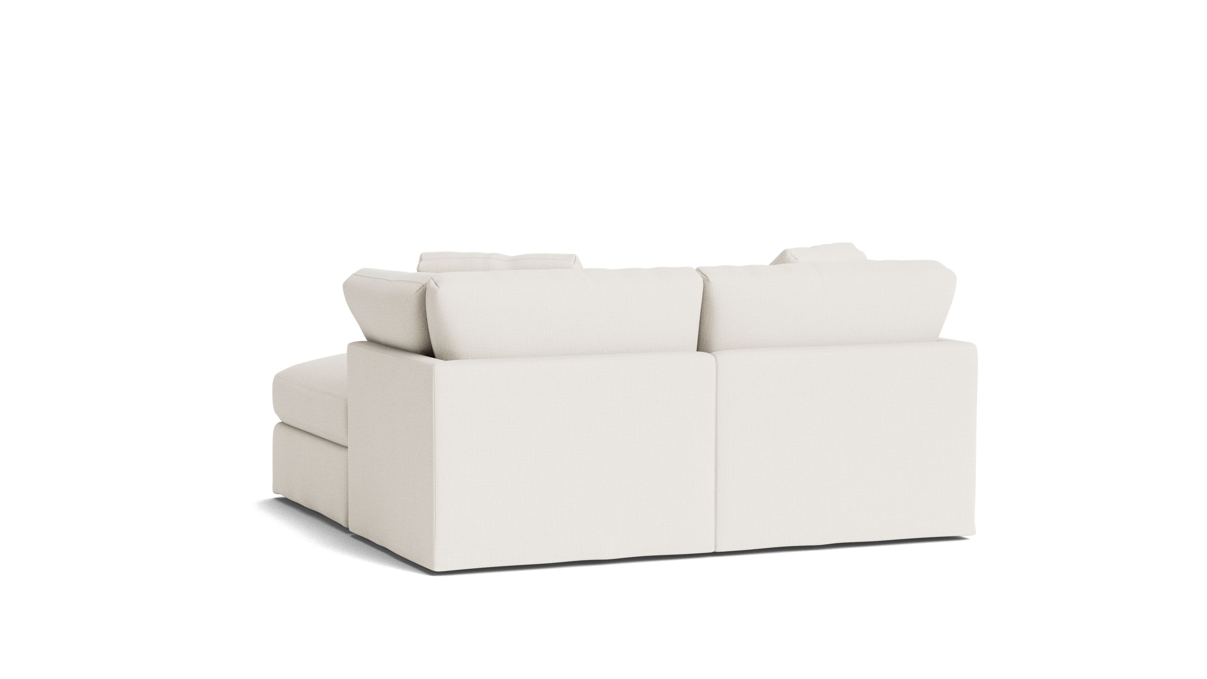 Get Together™ 3 - Piece Modular Sectional, Standard, Cream Linen - Sundays CompanySEC-YJ-036-018