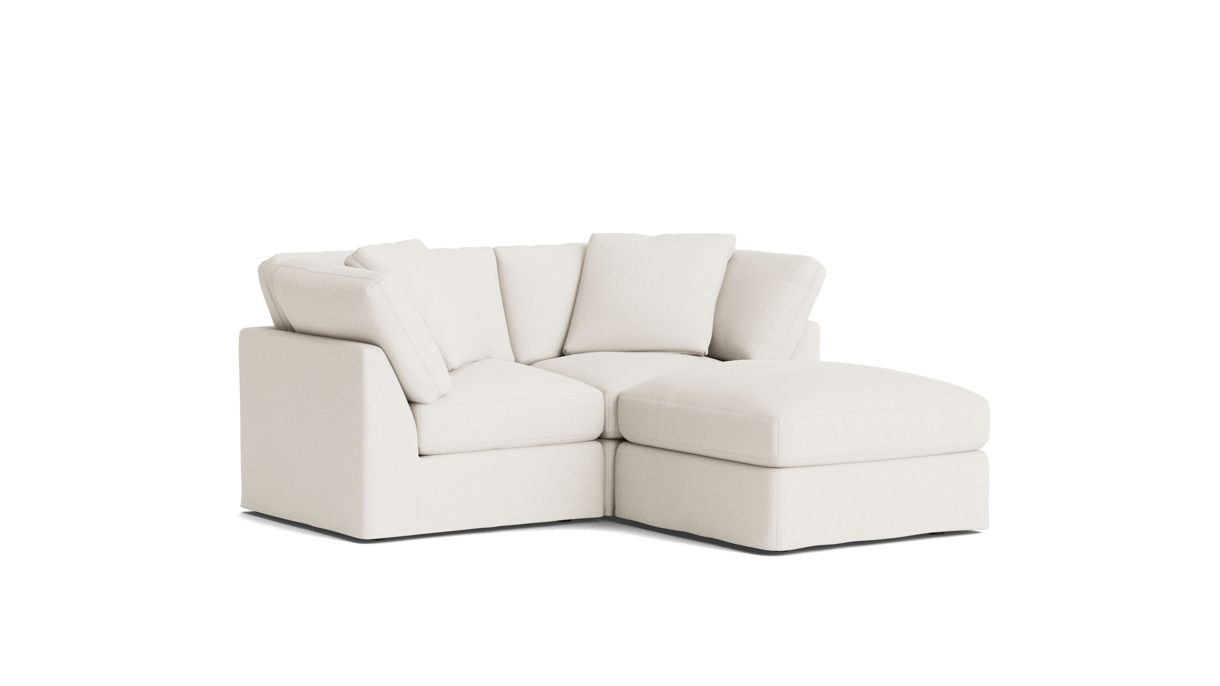 Get Together™ 3-Piece Modular Sectional, Standard, Cream Linen