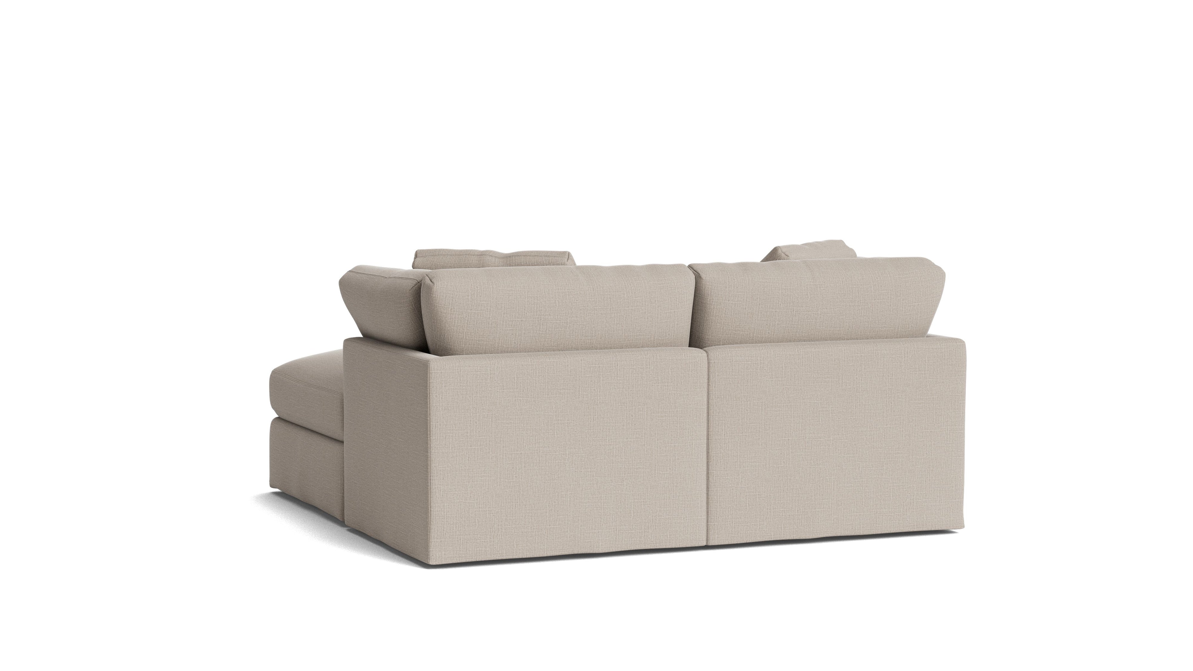Get Together™ 3 - Piece Modular Sectional, Standard, Light Pebble - Sundays CompanySEC-YJ-036-029