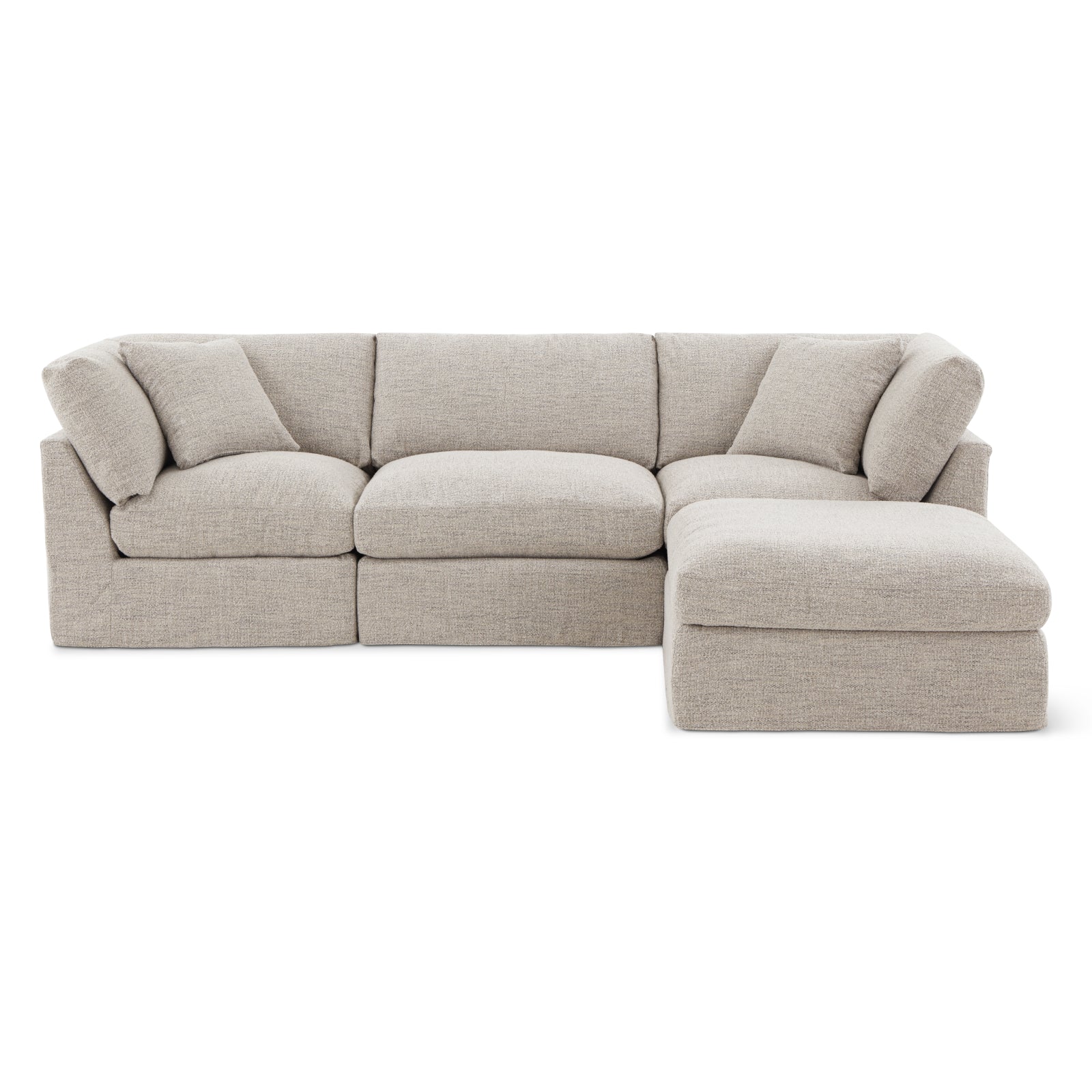 Get Together™ 4-Piece Modular Sectional, Standard, Oatmeal - Image 10