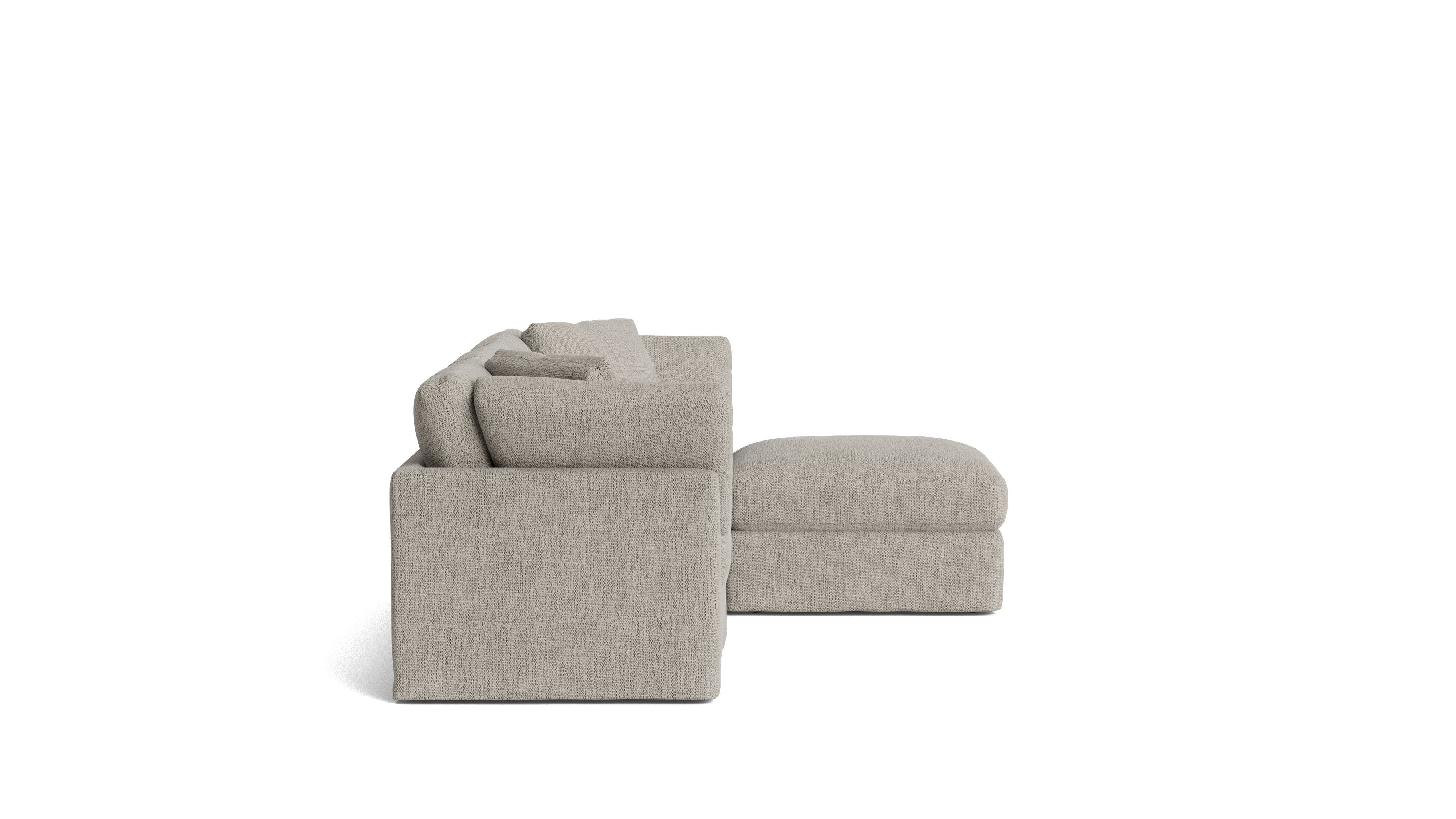 Get Together™ 4 - Piece Modular Sectional, Standard, Oatmeal - Sundays CompanySEC-YJ-037-007