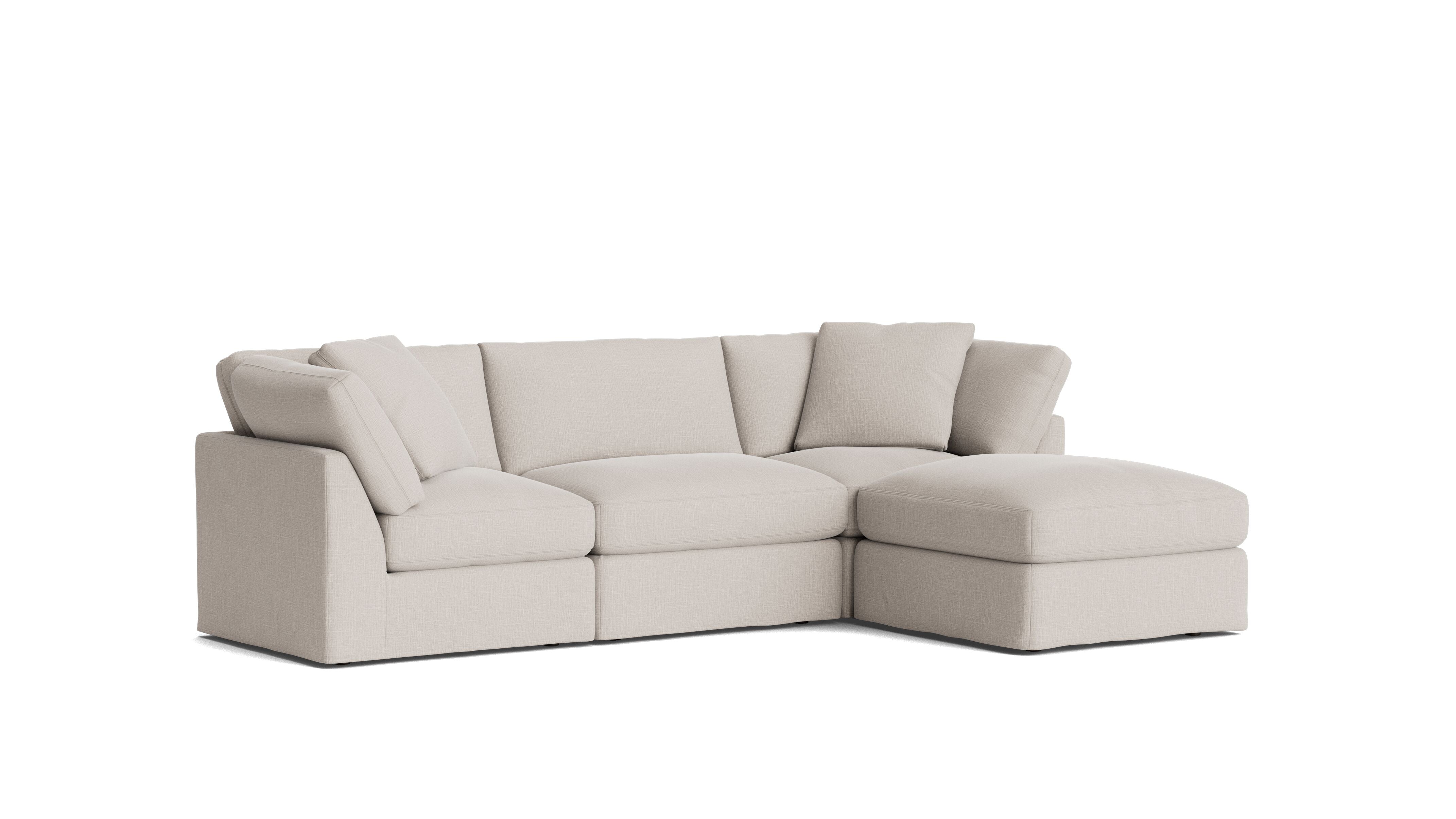 Get Together 4-Piece Modular Sectional Closed - Thumbnail 2