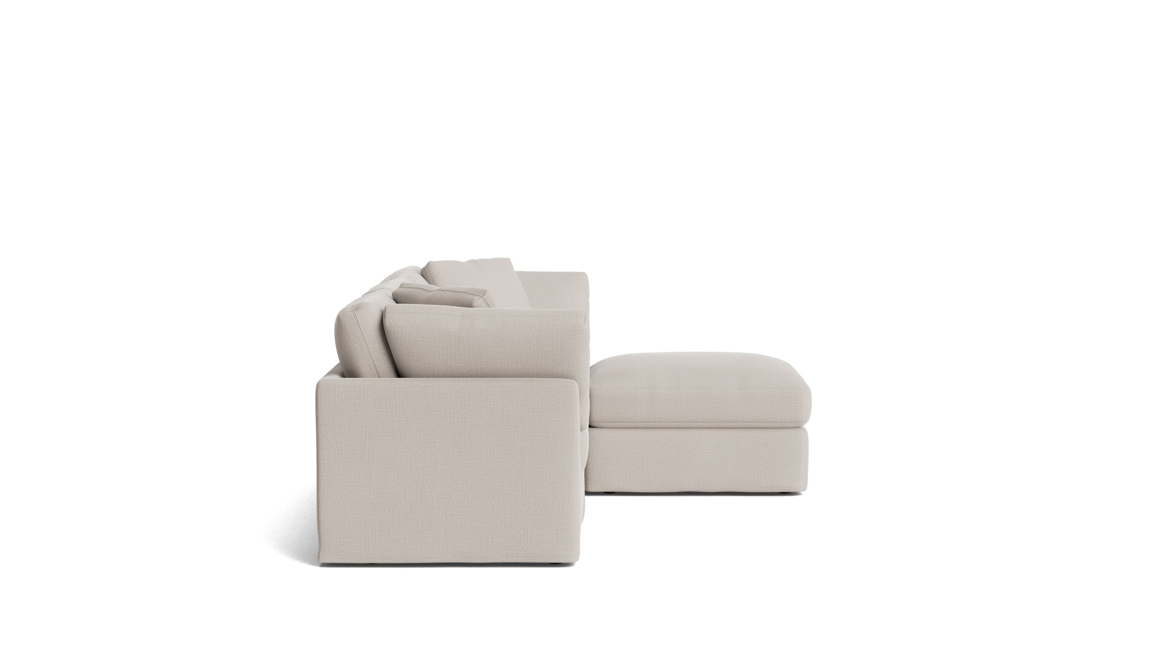 Get Together™ 4 - Piece Modular Sectional, Standard, Clay - Sundays CompanySEC-YJ-037-015