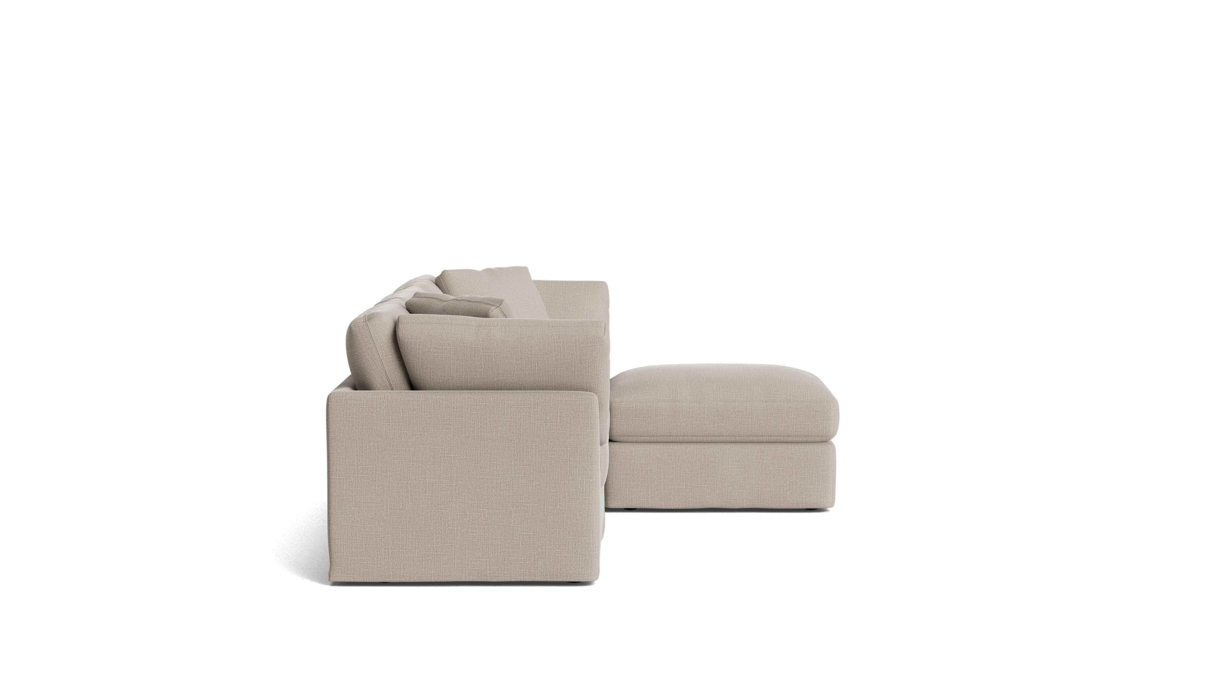 Get Together™ 4-Piece Modular Sectional, Standard, Light Pebble
