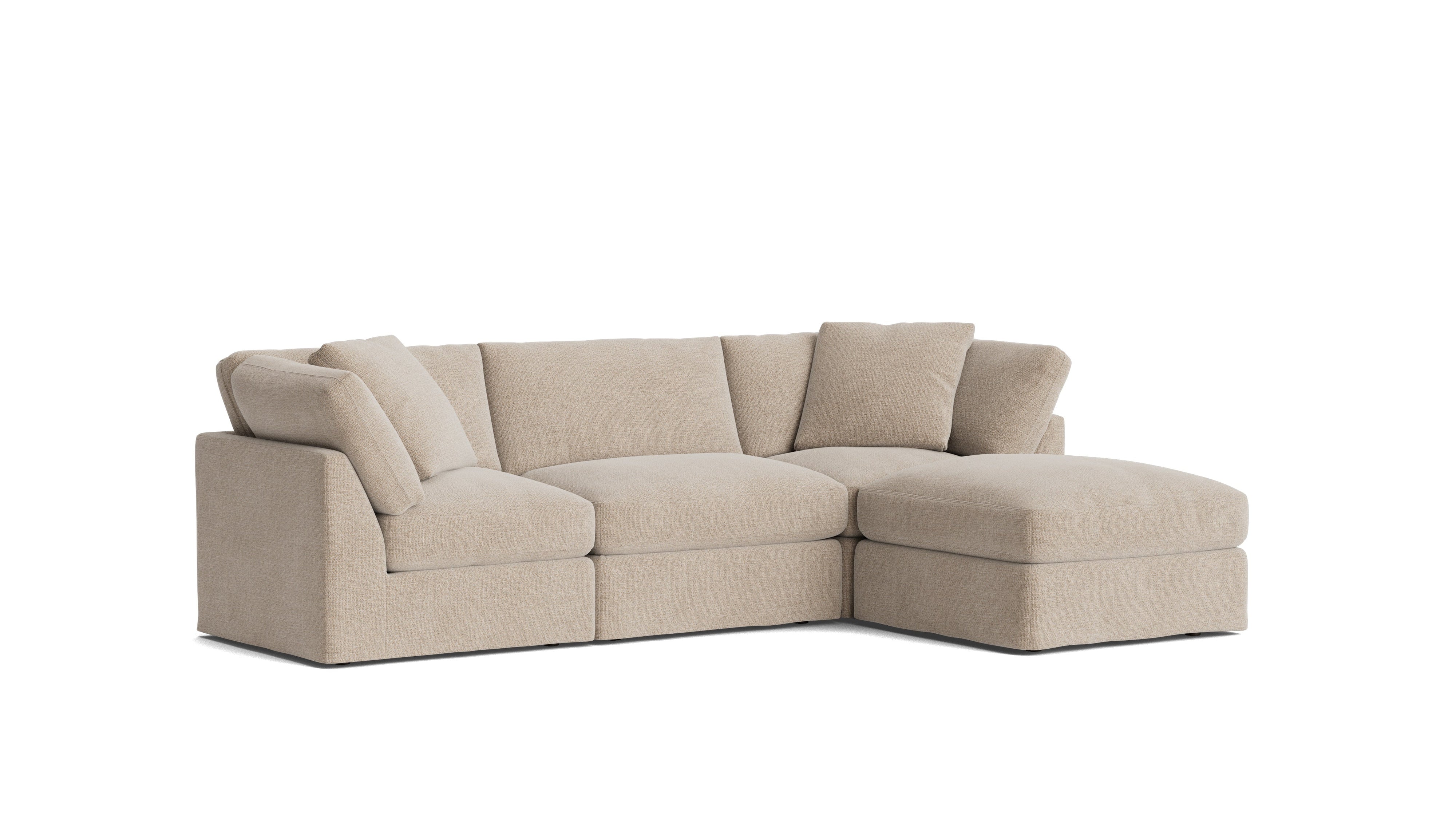 Get Together™ 4-Piece Modular Sectional, Standard, Champagne