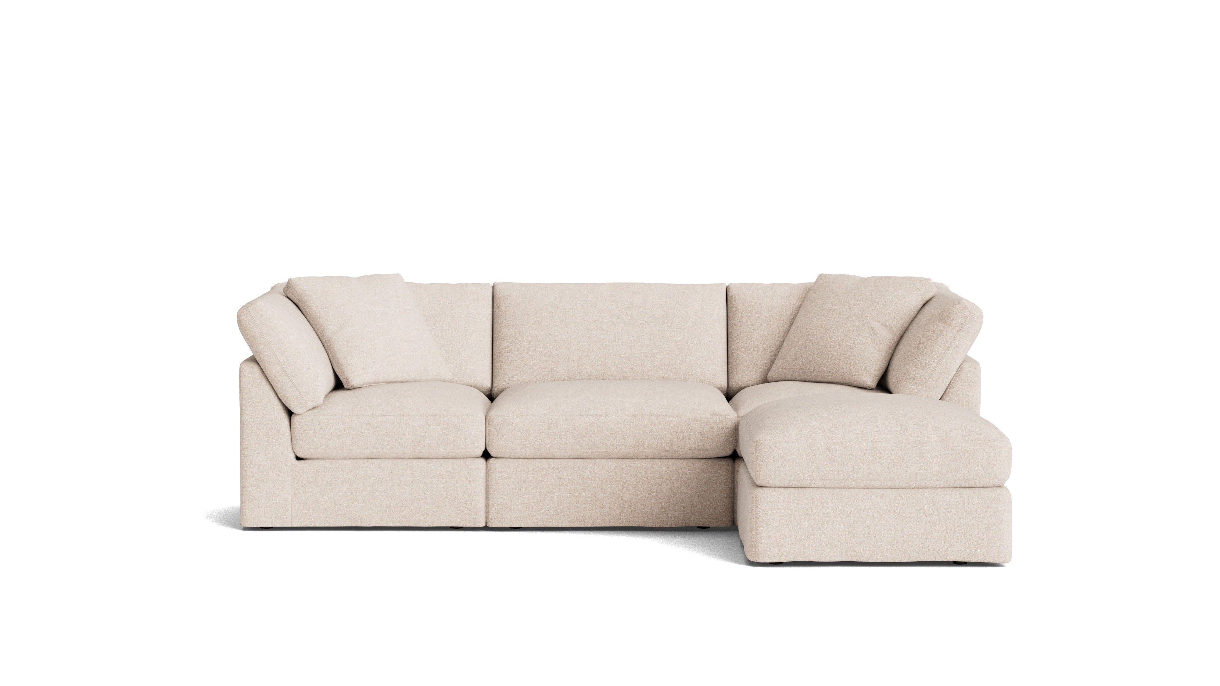 Get Together™ 4-Piece Modular Sectional, Standard, Sunbeam