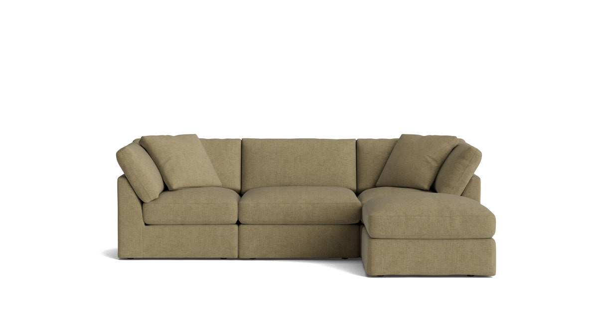 Get Together™ 4-Piece Modular Sectional, Standard, Olive