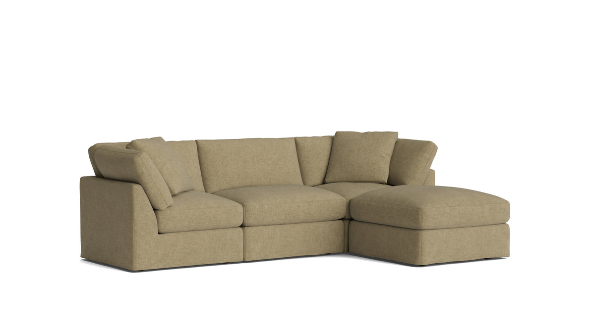 Get Together™ 4-Piece Modular Sectional, Standard, Olive