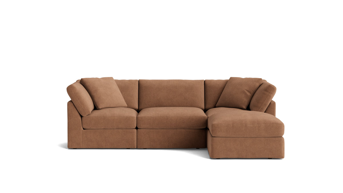 Get Together™ 4-Piece Modular Sectional, Standard, Spice