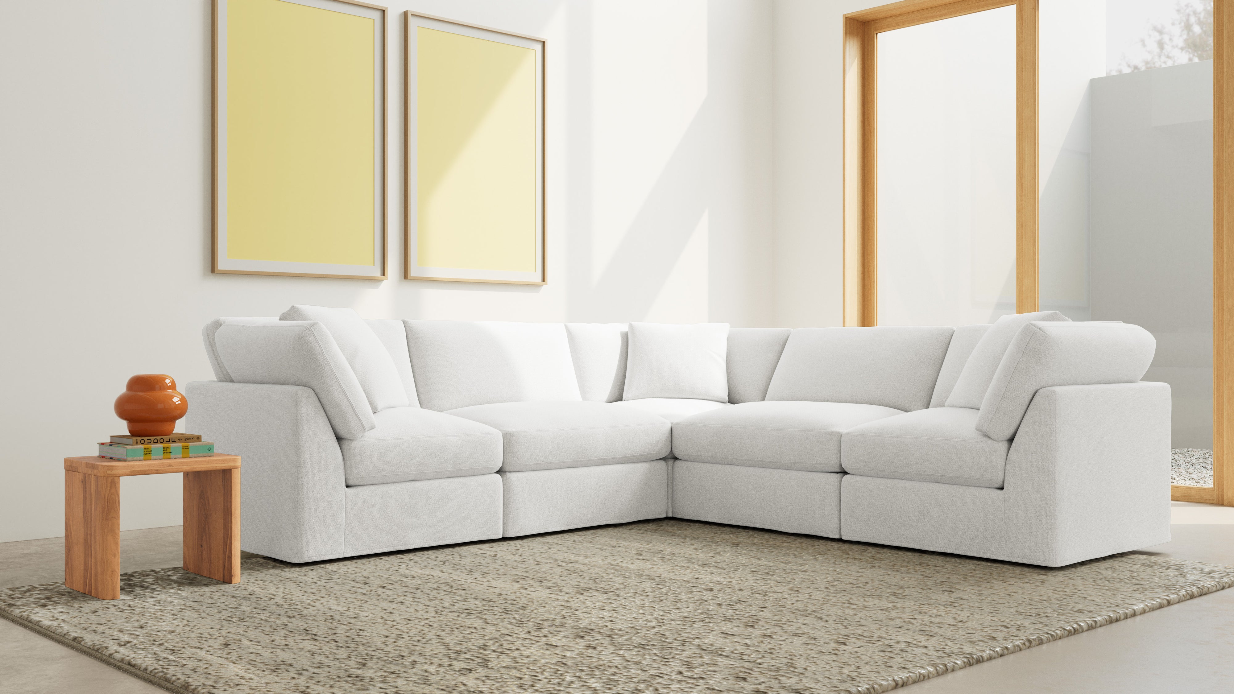Get Together™ 5-Piece Modular Sectional Closed, Standard, Sea Salt
