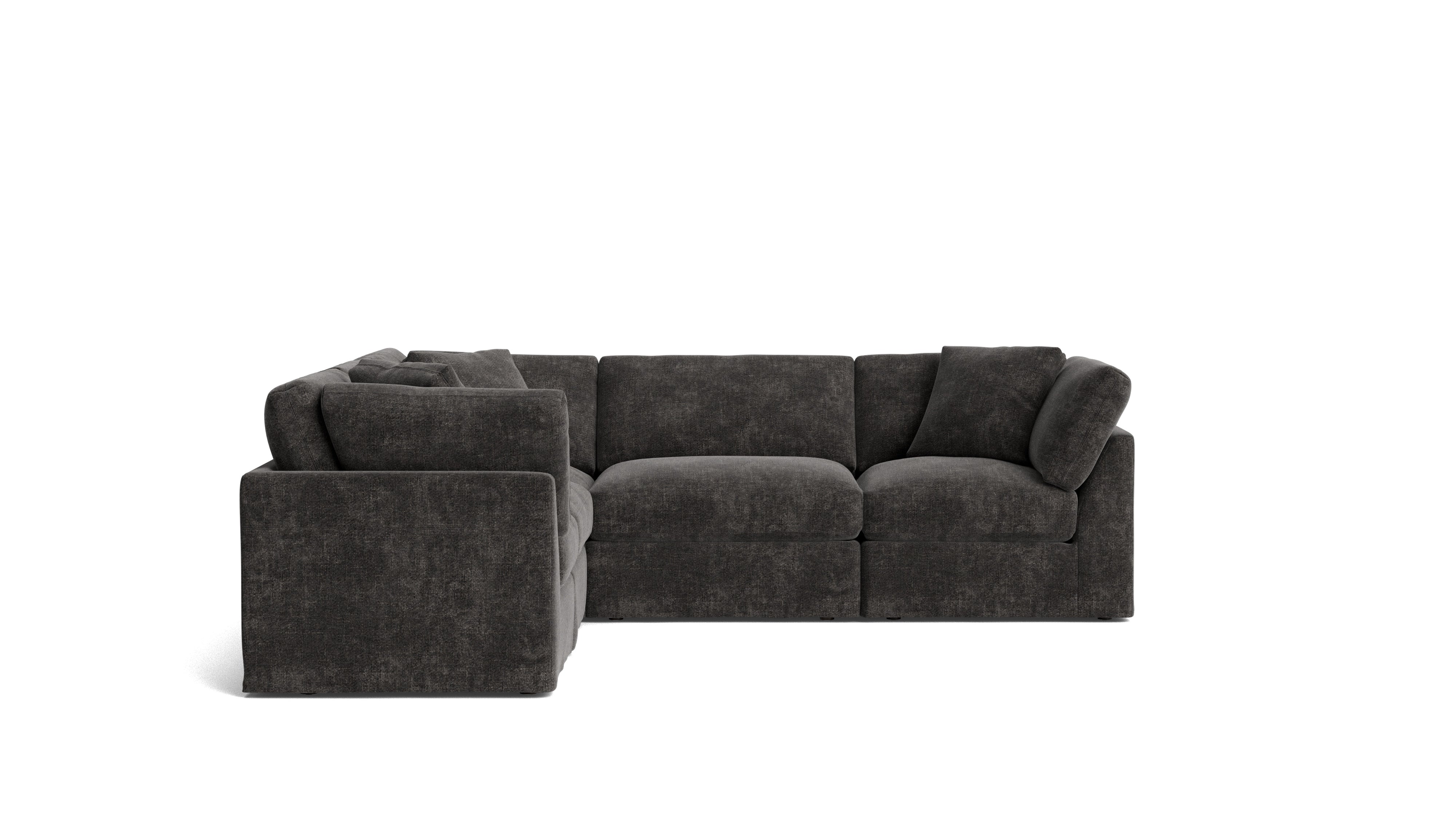 Get Together™ 5 - Piece Modular Sectional Closed, Standard, Truffle - Sundays CompanySEC-YJ-038-003