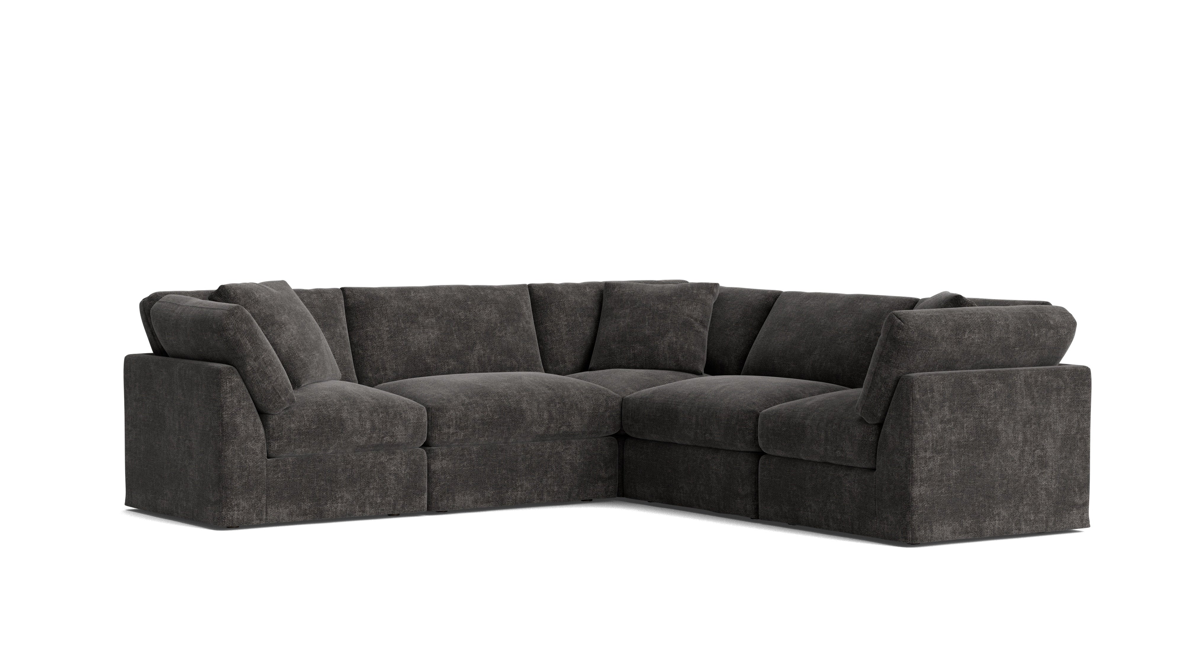 Get Together™ 5-Piece Modular Sectional Closed, Standard, Truffle