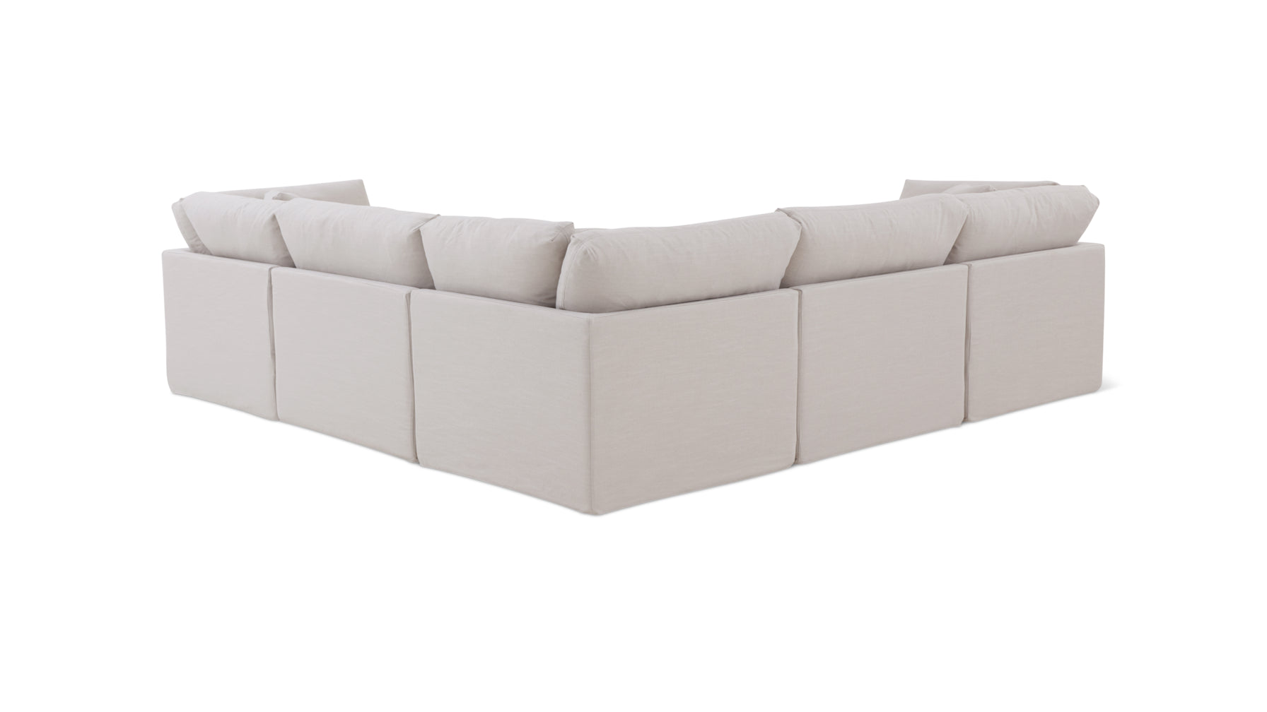 Get Together™ 5-Piece Modular Sectional Closed, Standard, Clay - Image 6