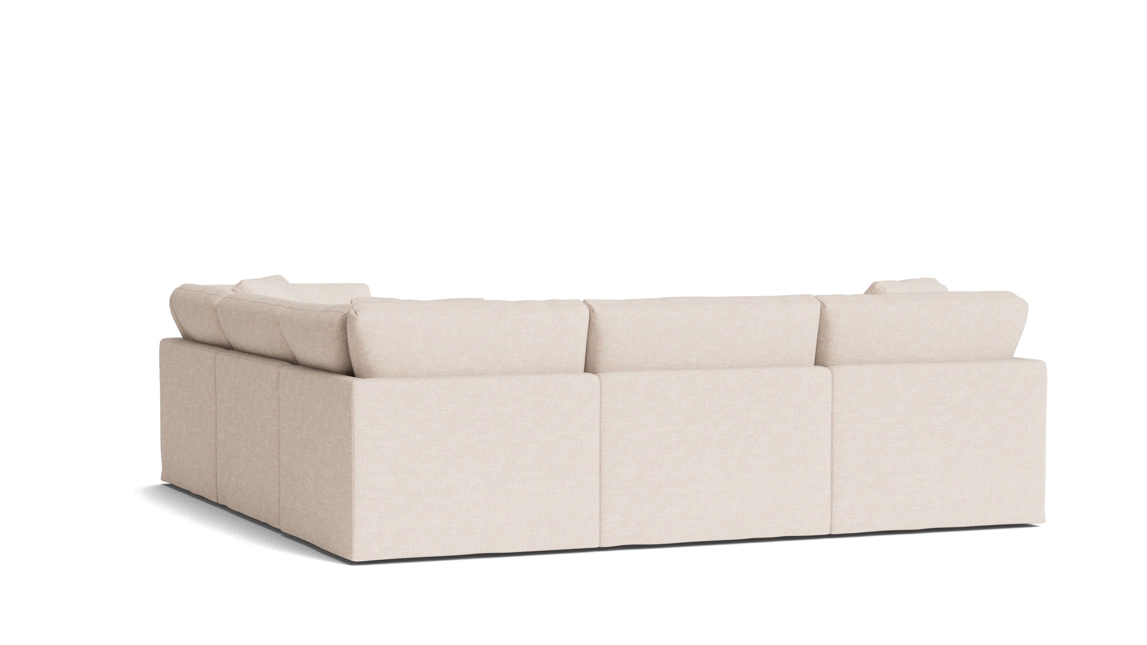Get Together™ 5-Piece Modular Sectional Closed, Standard, Sunbeam