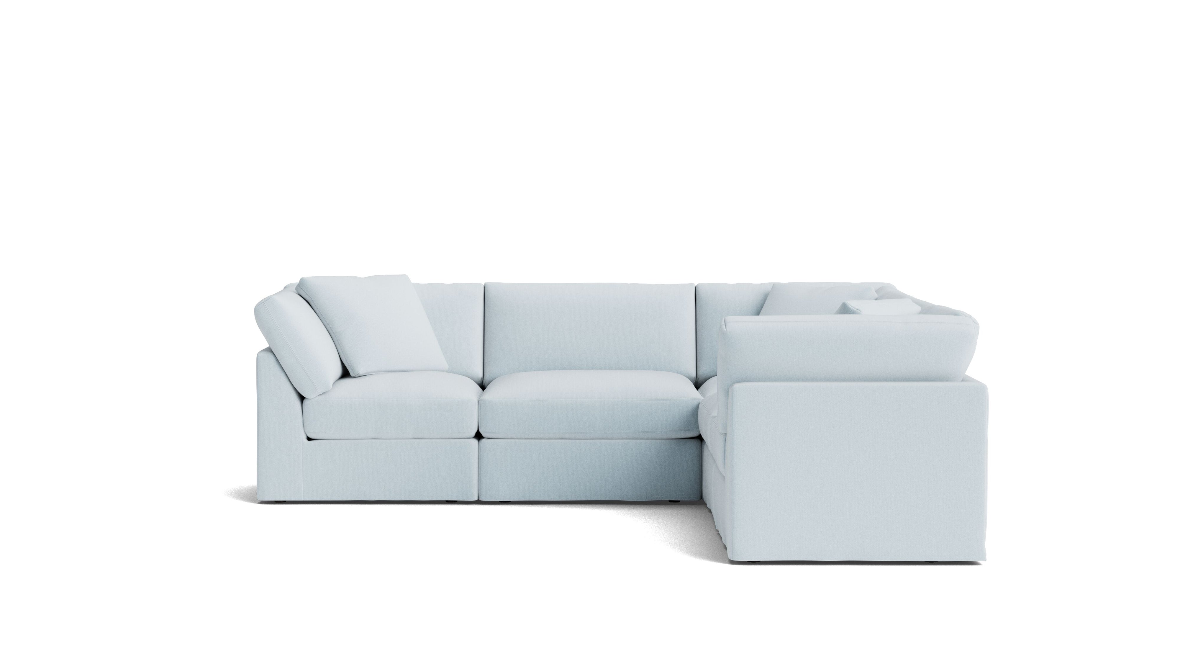 Get Together™ 5-Piece Modular Sectional Closed, Standard, Cove