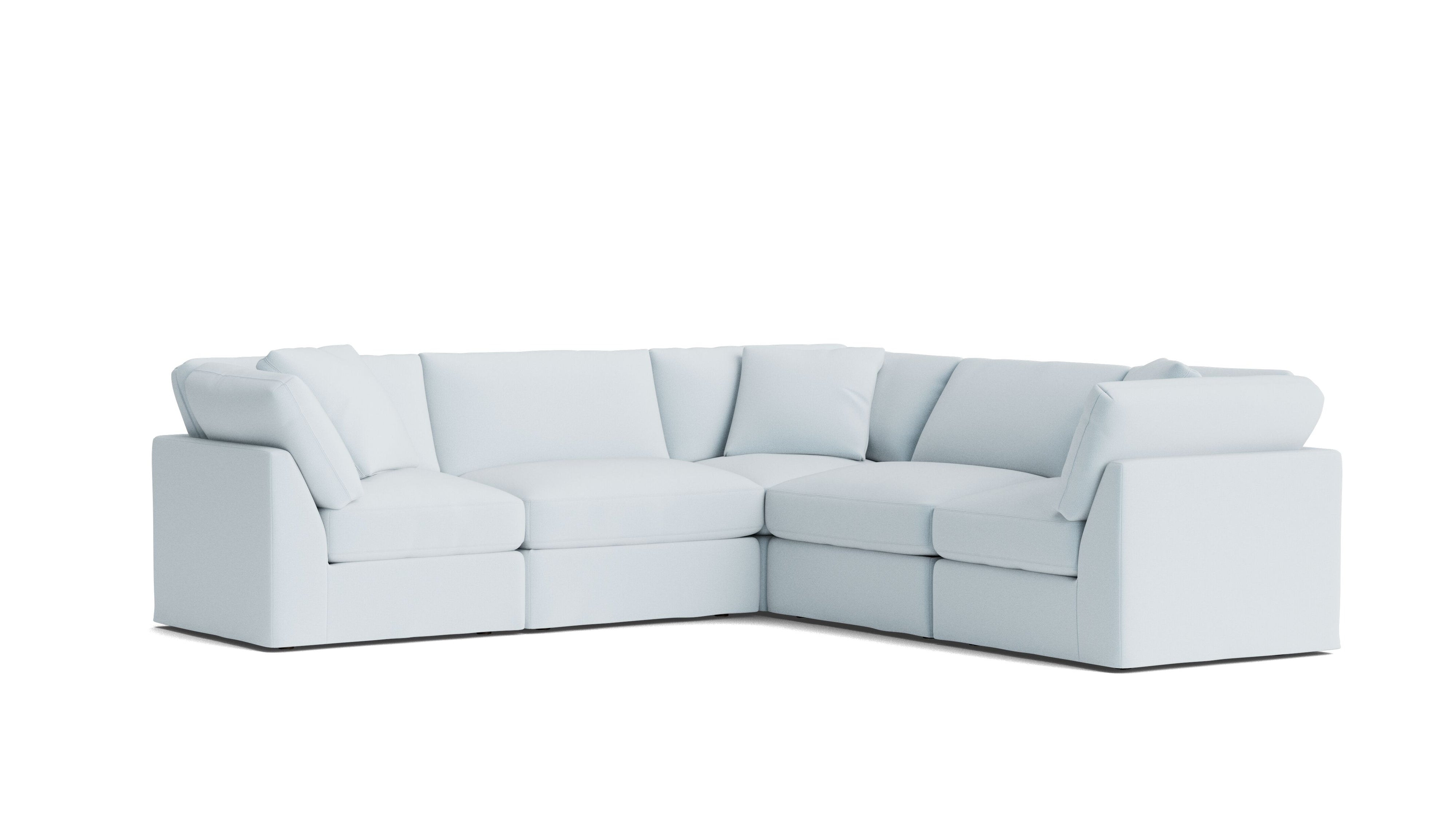 Get Together™ 5-Piece Modular Sectional Closed, Standard, Cove