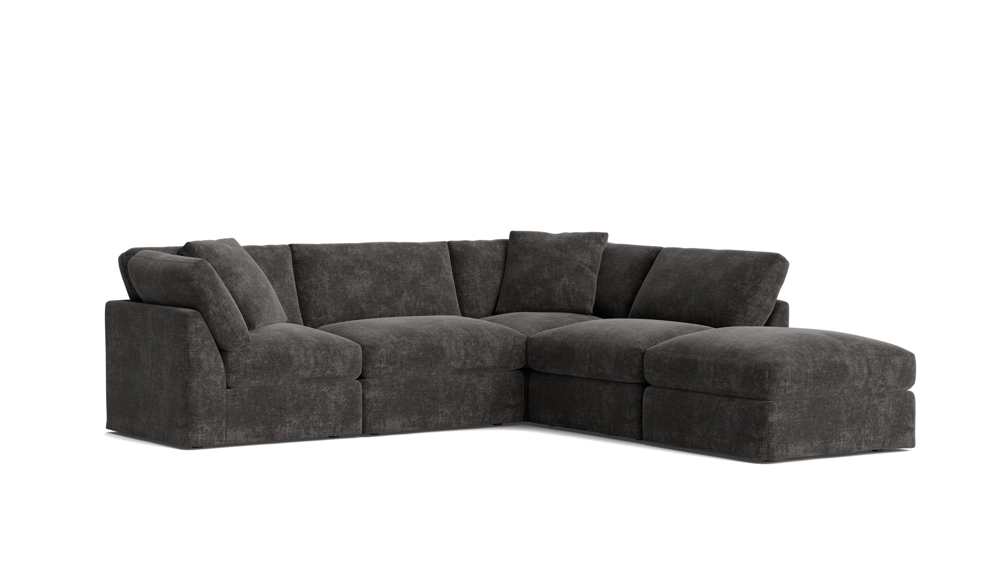 Get Together™ 5 - Piece Modular Sectional, Standard, Truffle - Sundays CompanySEC-YJ-039-003